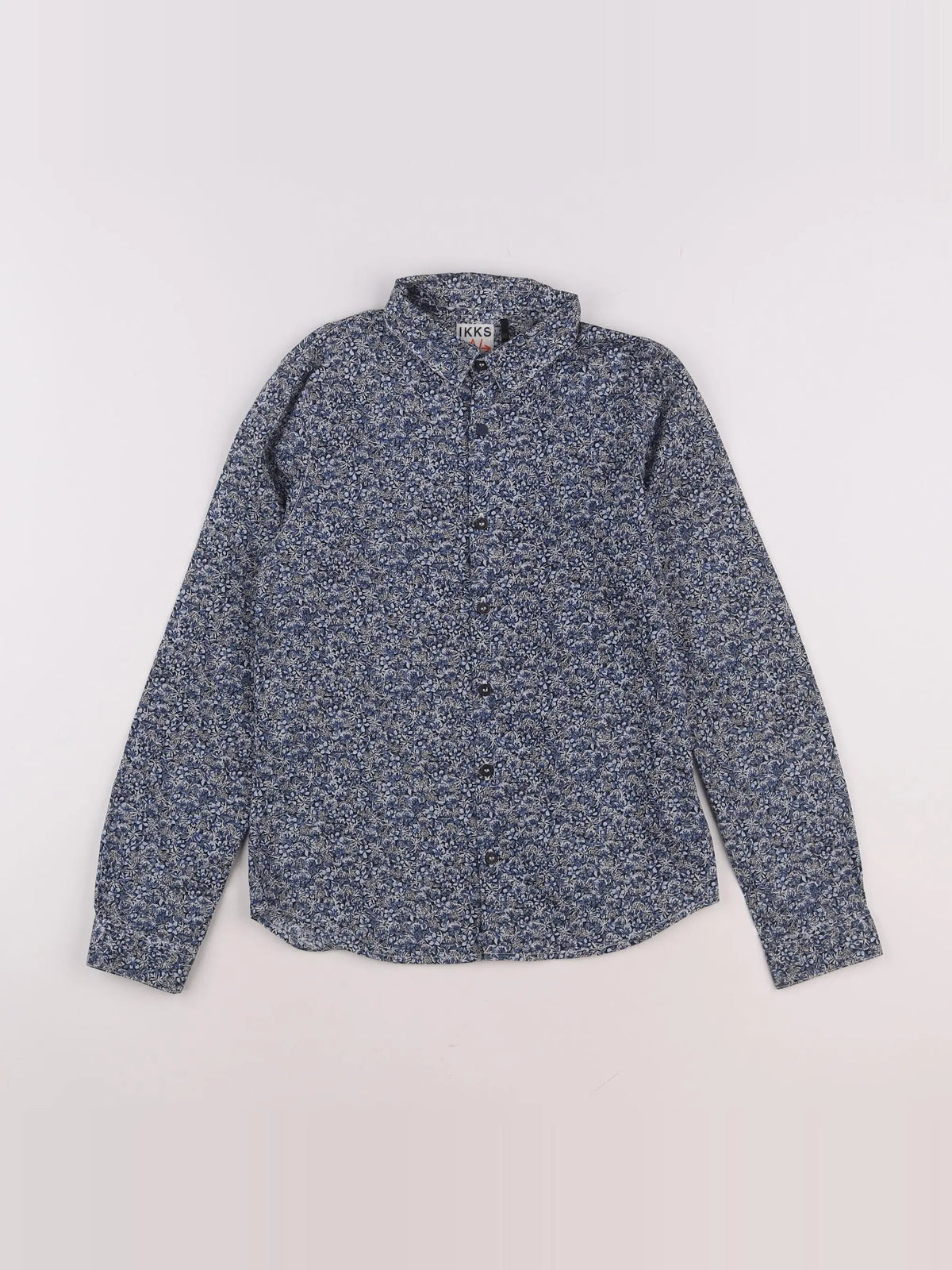 IKKS - chemise bleu - 10 ans