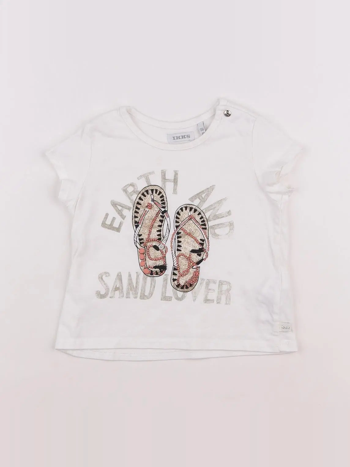 IKKS - tee-shirt blanc - 18 mois