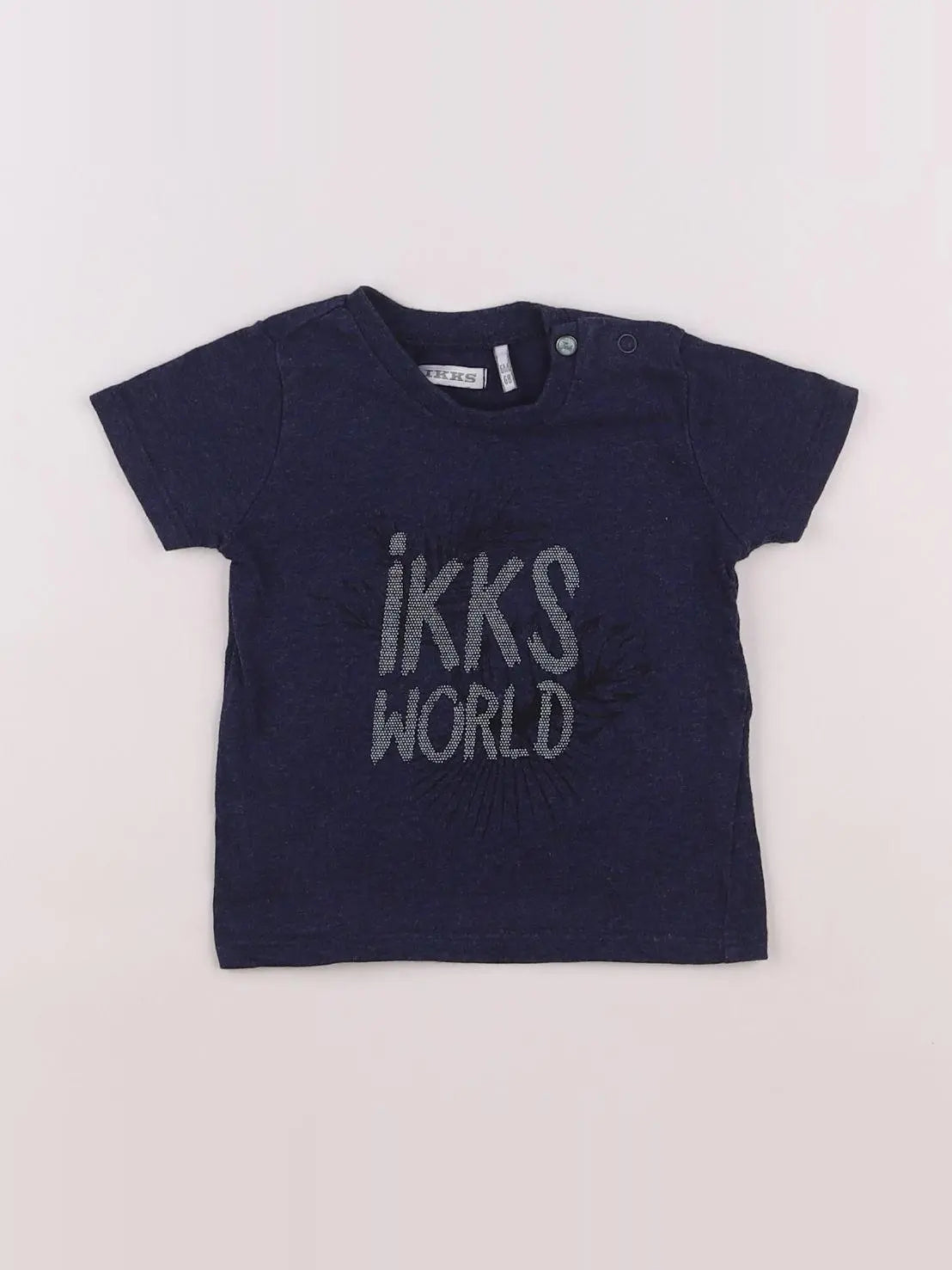 IKKS - tee-shirt bleu - 6 mois