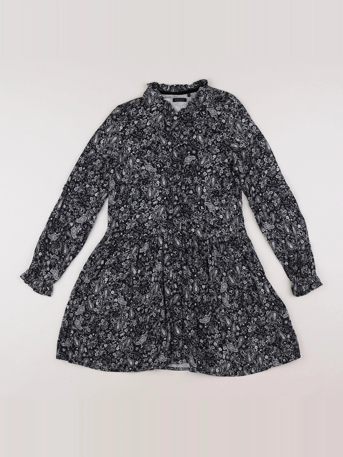 IKKS - robe noir - 10 ans
