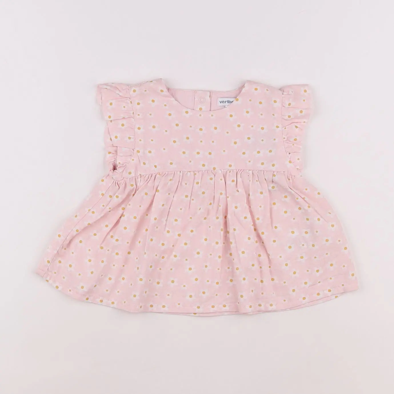 Vertbaudet - blouse rose - 12 mois