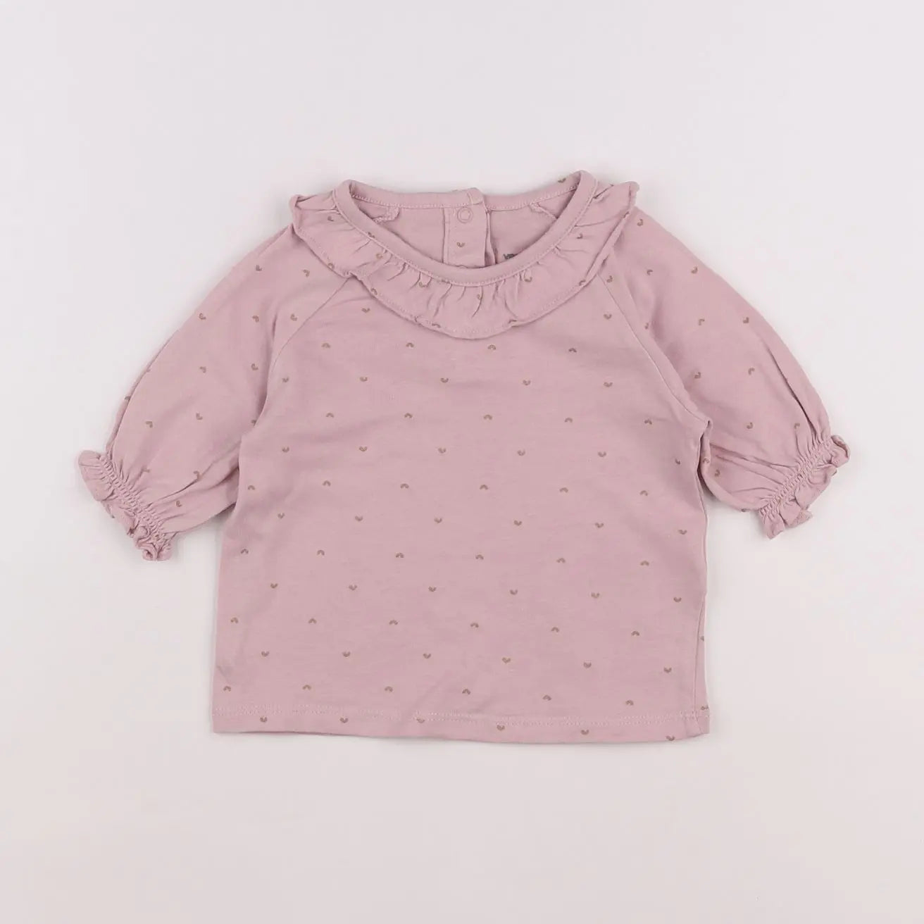Vertbaudet - tee-shirt violet - 12 mois