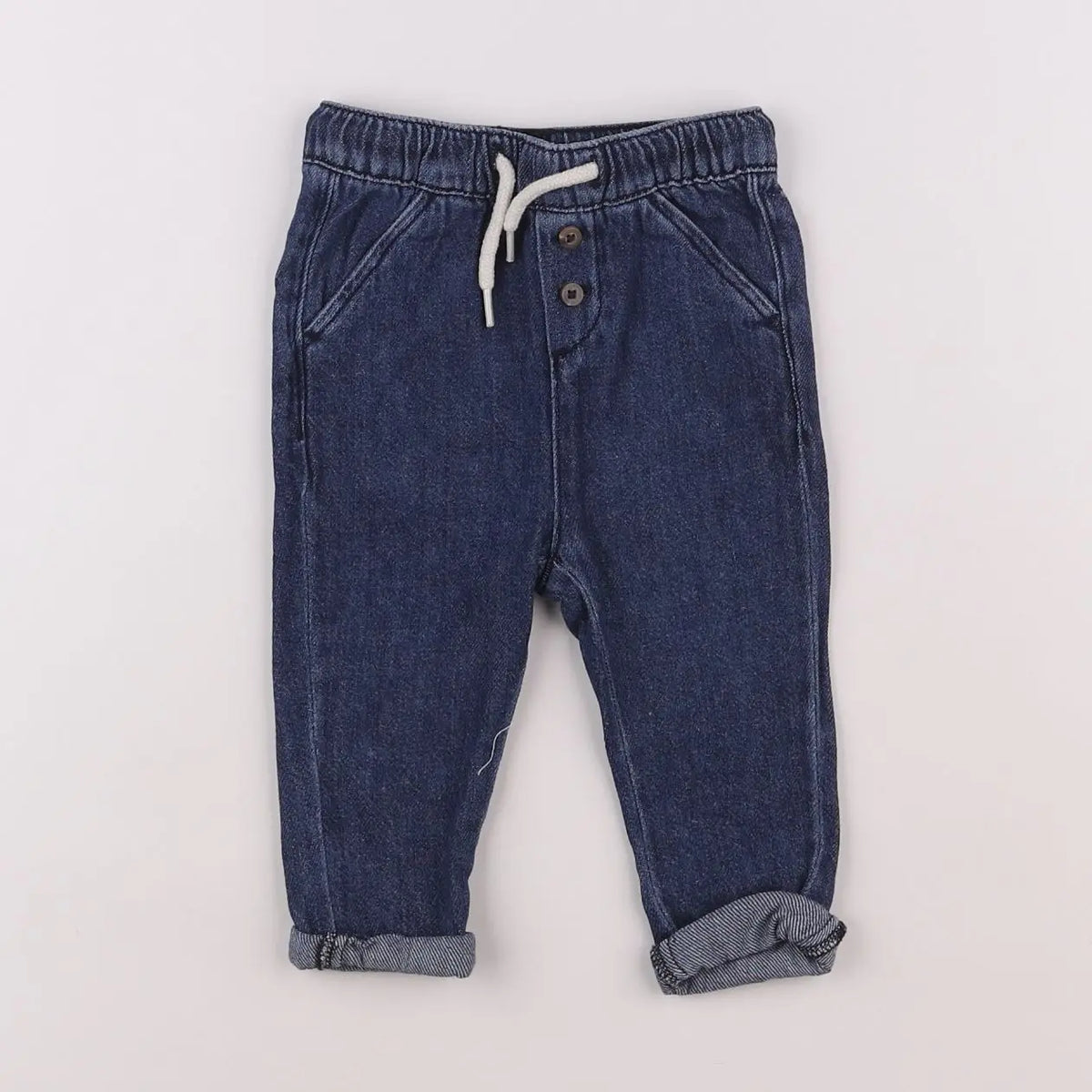 Vertbaudet - jean bleu - 9 mois