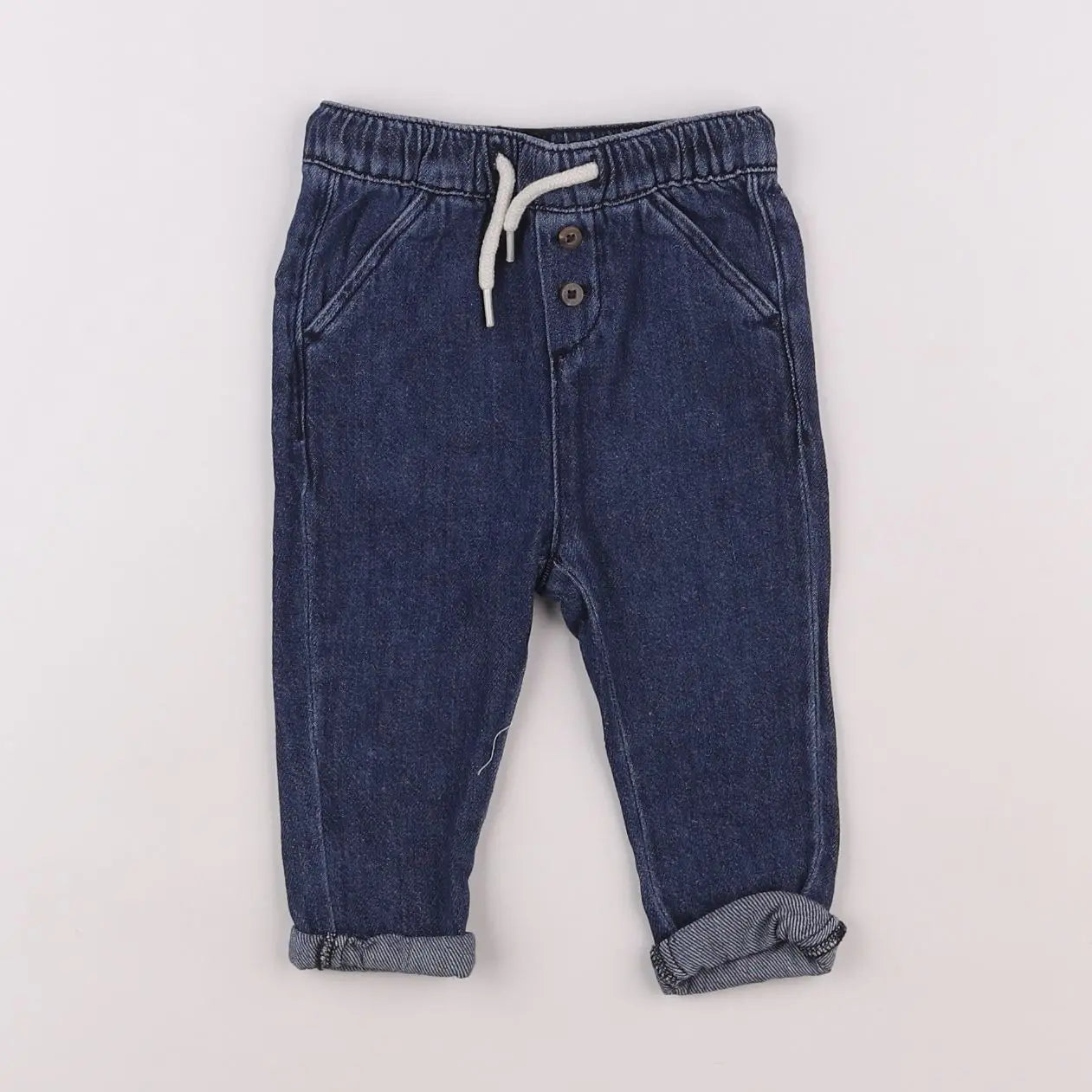 Vertbaudet - jean bleu - 9 mois
