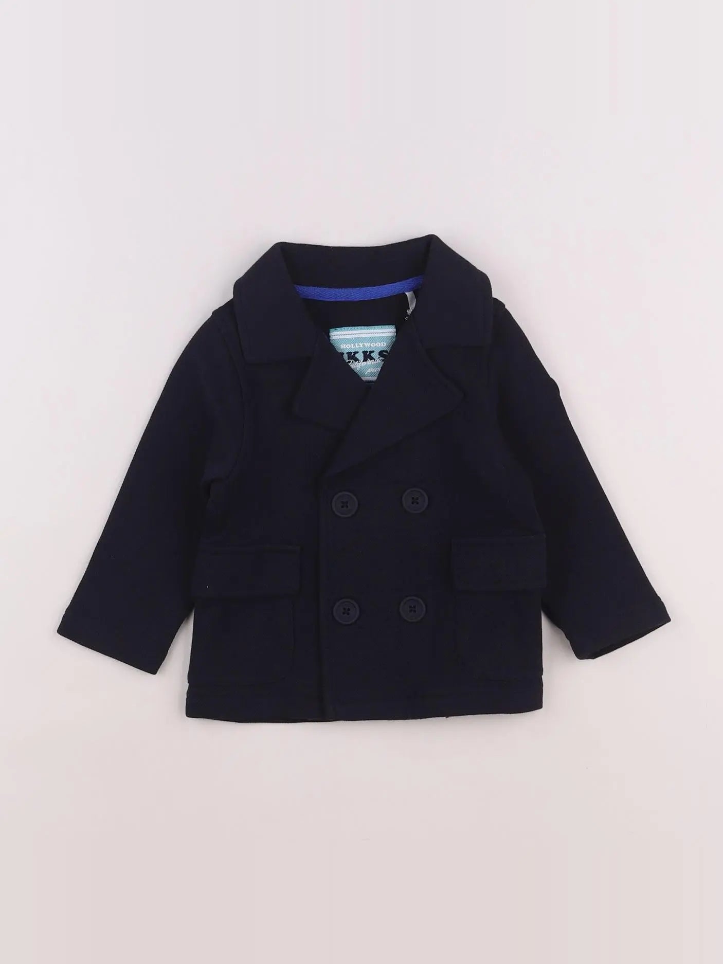 IKKS - veste bleu (état neuf) - 12 mois