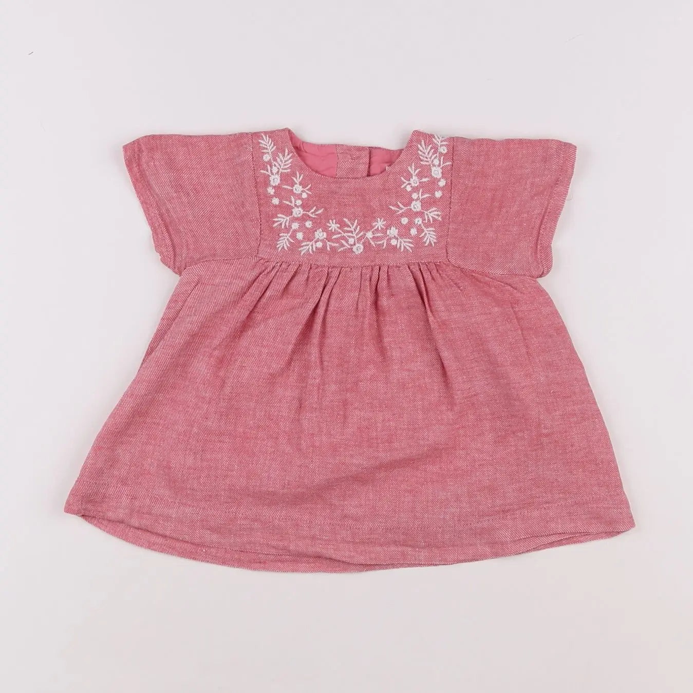 Vertbaudet - robe rose - 3 mois