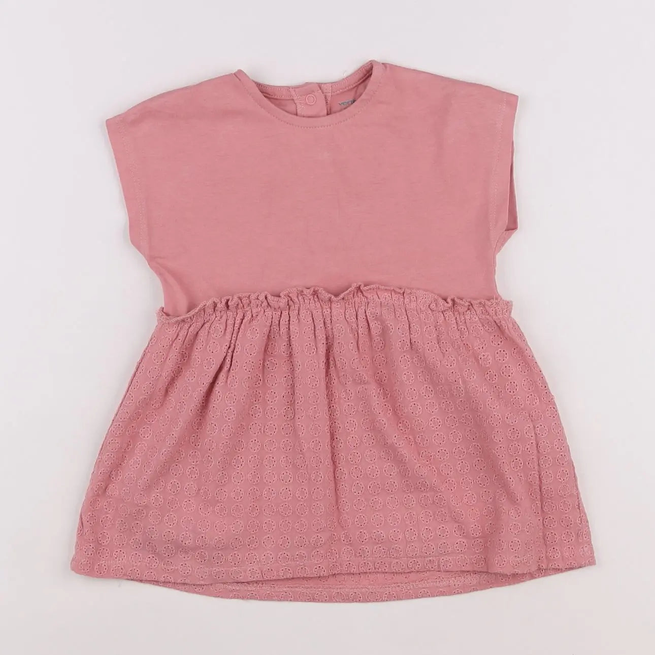 Vertbaudet - robe rose - 9 mois