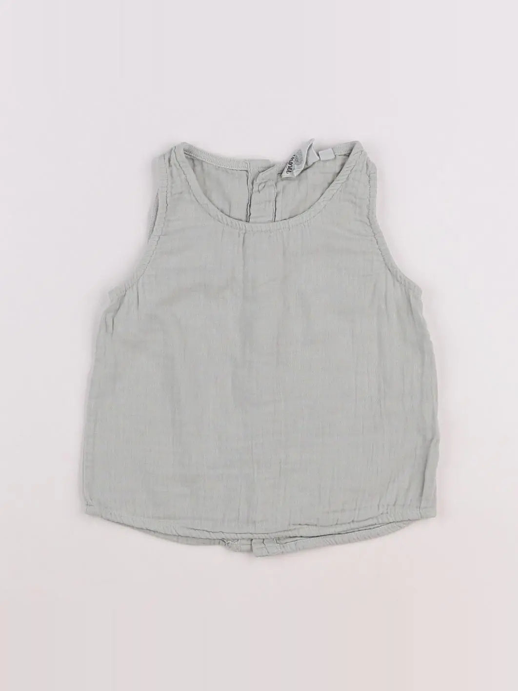 Moumout' - blouse vert - 12 mois