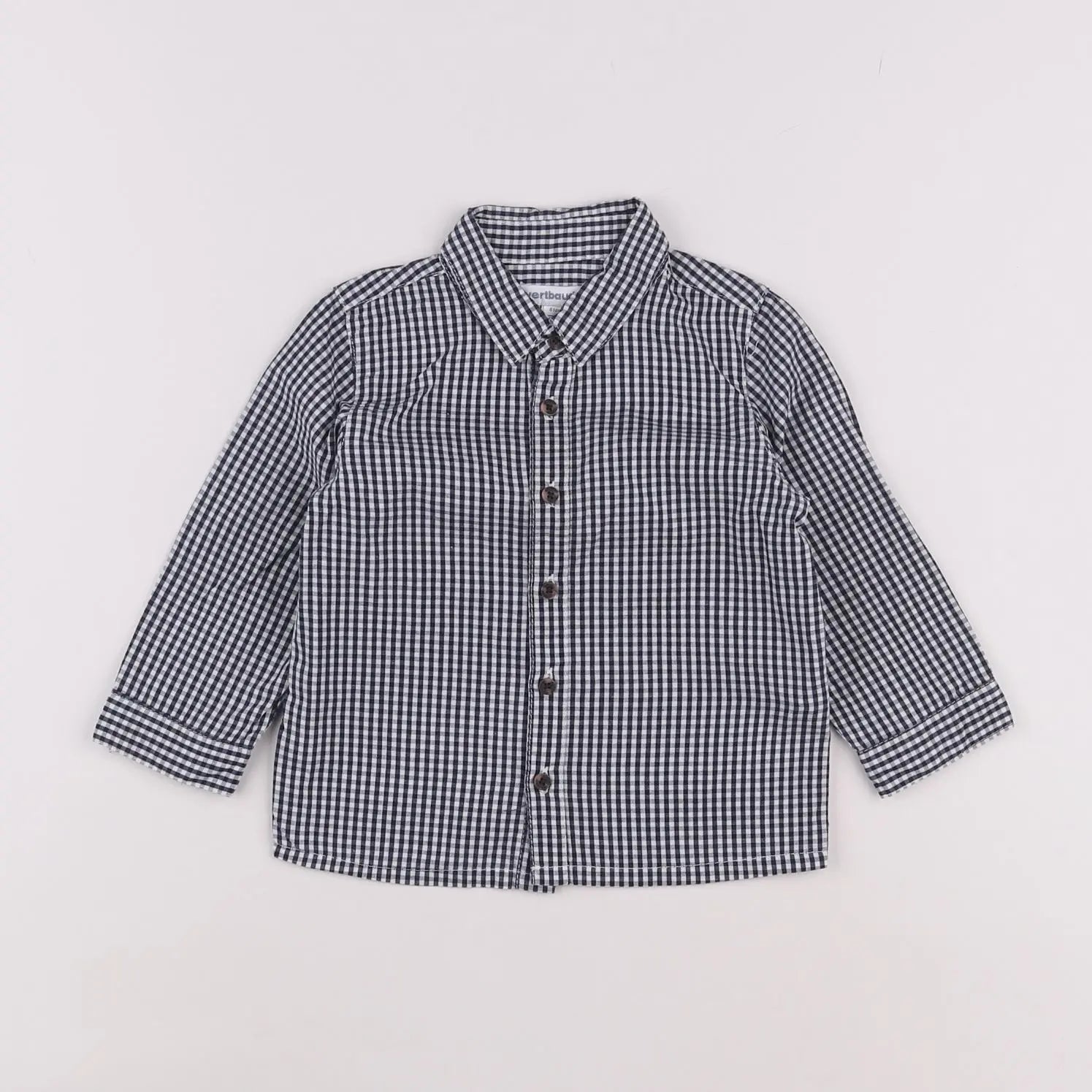 Vertbaudet - chemise bleu - 18 mois