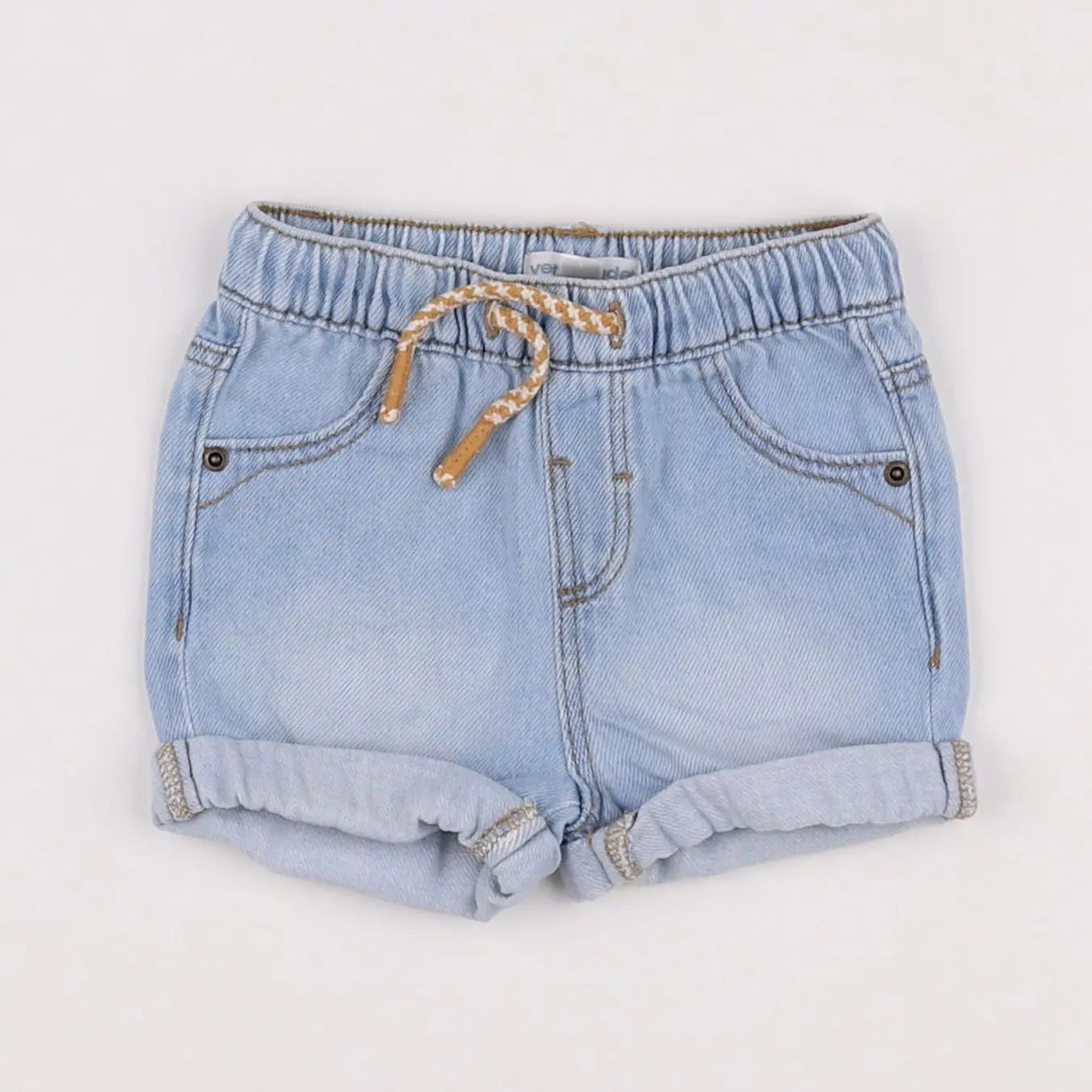 Vertbaudet - short bleu - 12 mois