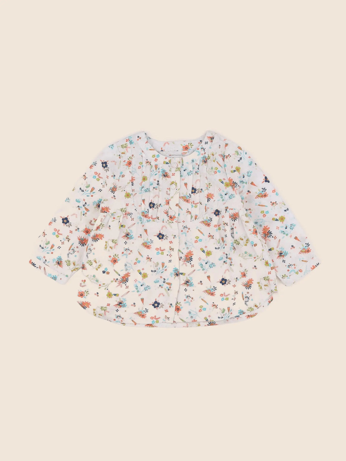 Vertbaudet - blouse multicolore - 12 mois