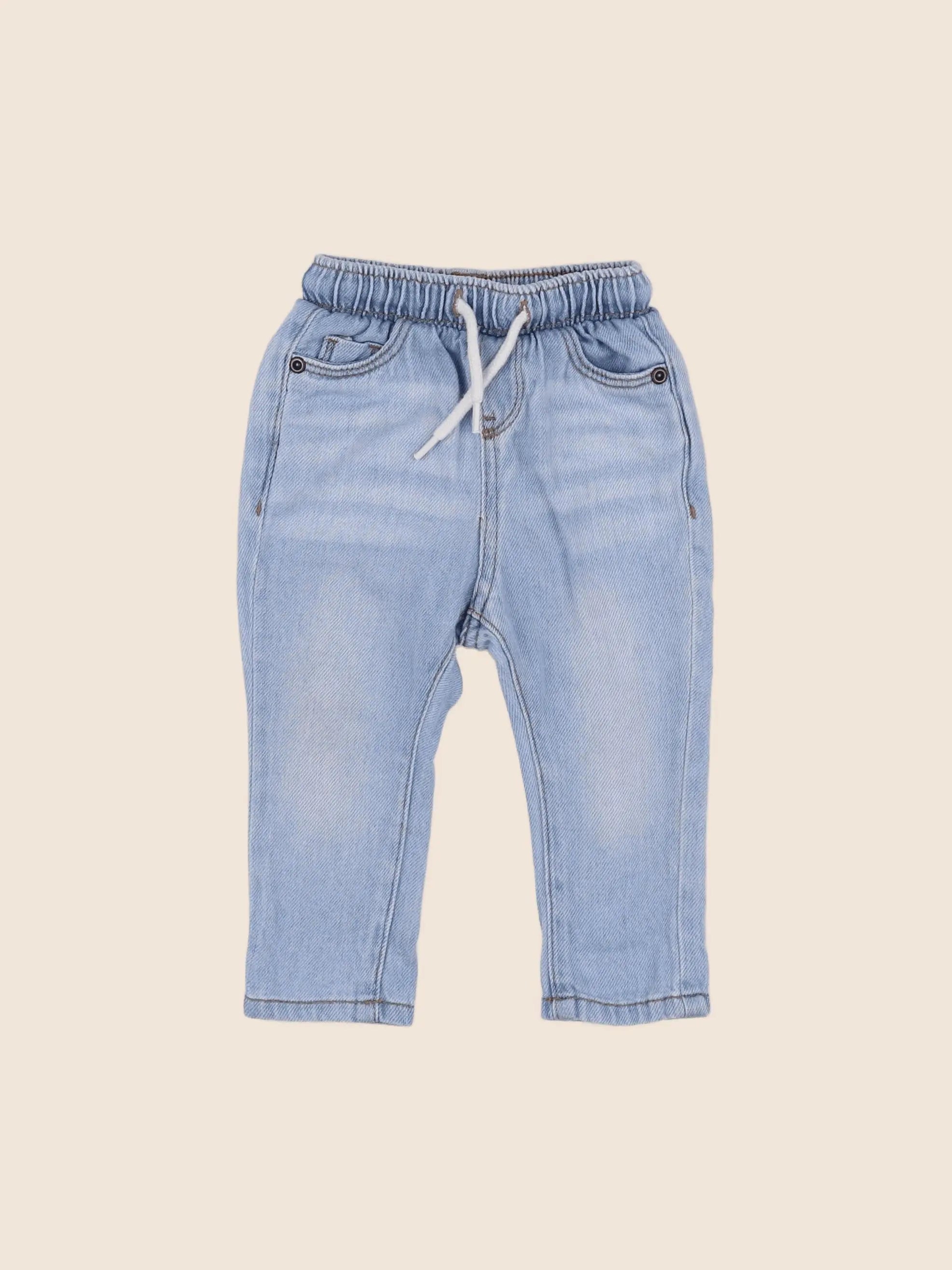 Vertbaudet - jean bleu - 9 mois