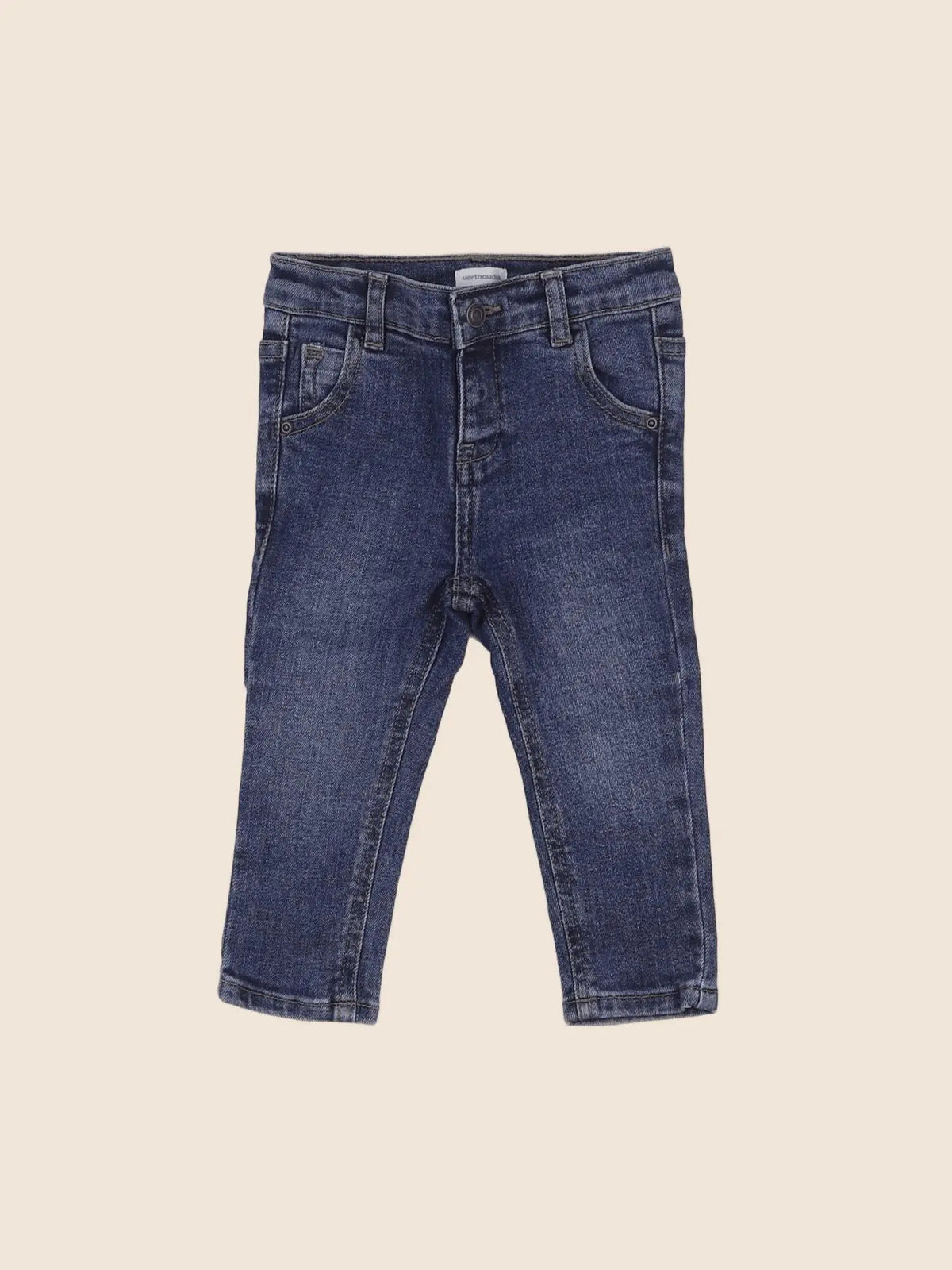 Vertbaudet - jean bleu - 9 mois