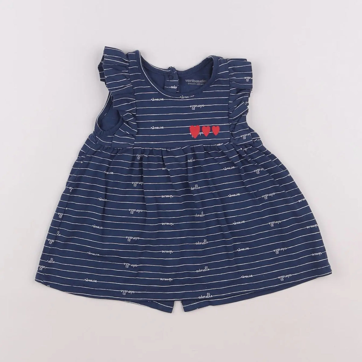 Vertbaudet - robe bleu - 6 mois