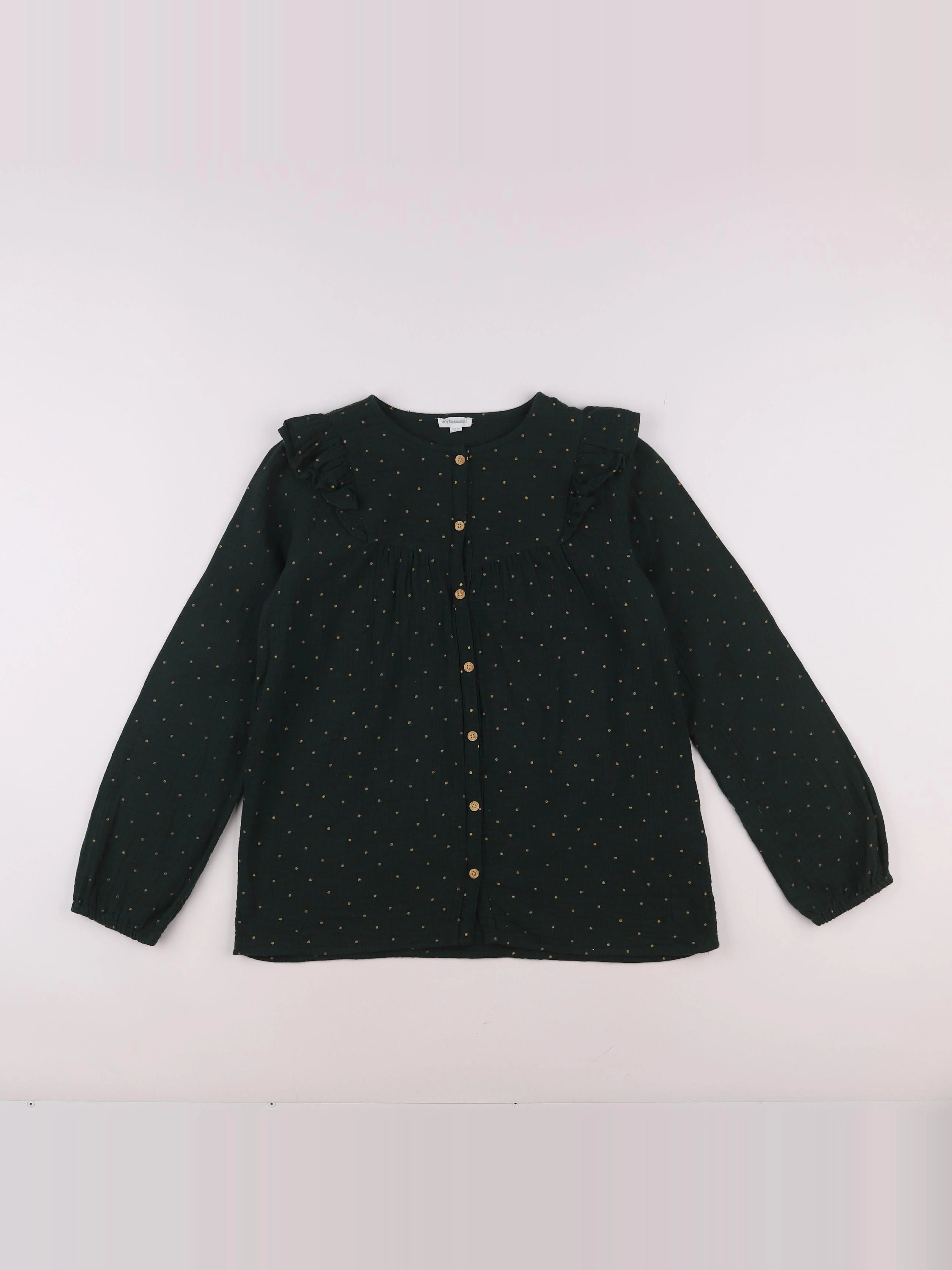 Vertbaudet - blouse vert - 12 ans