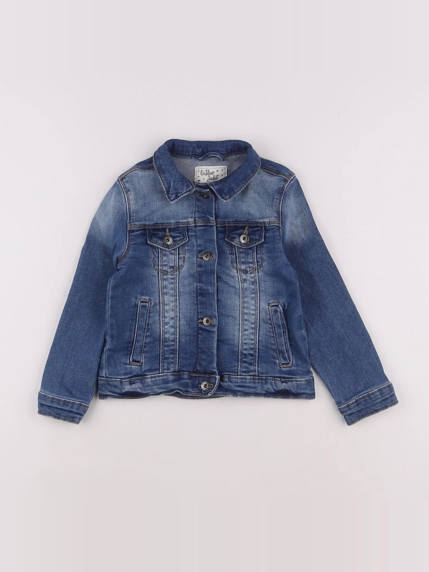 Vertbaudet - veste bleu - 4 ans