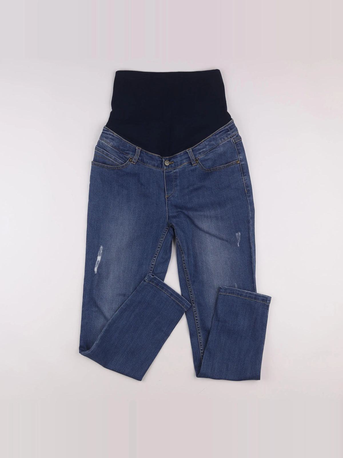 Vertbaudet - jean grossesse bleu - 38