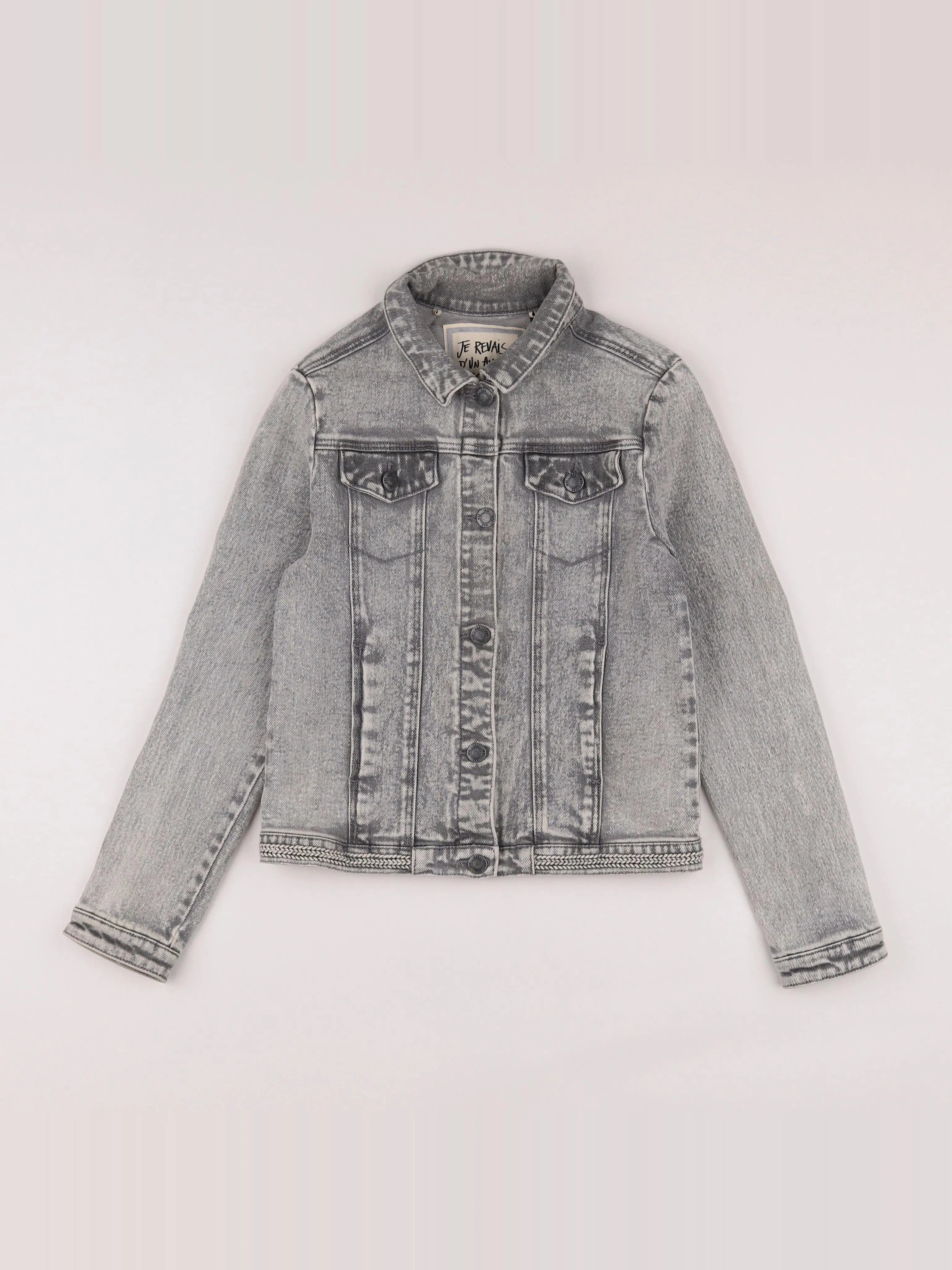 IKKS - veste gris - 10 ans