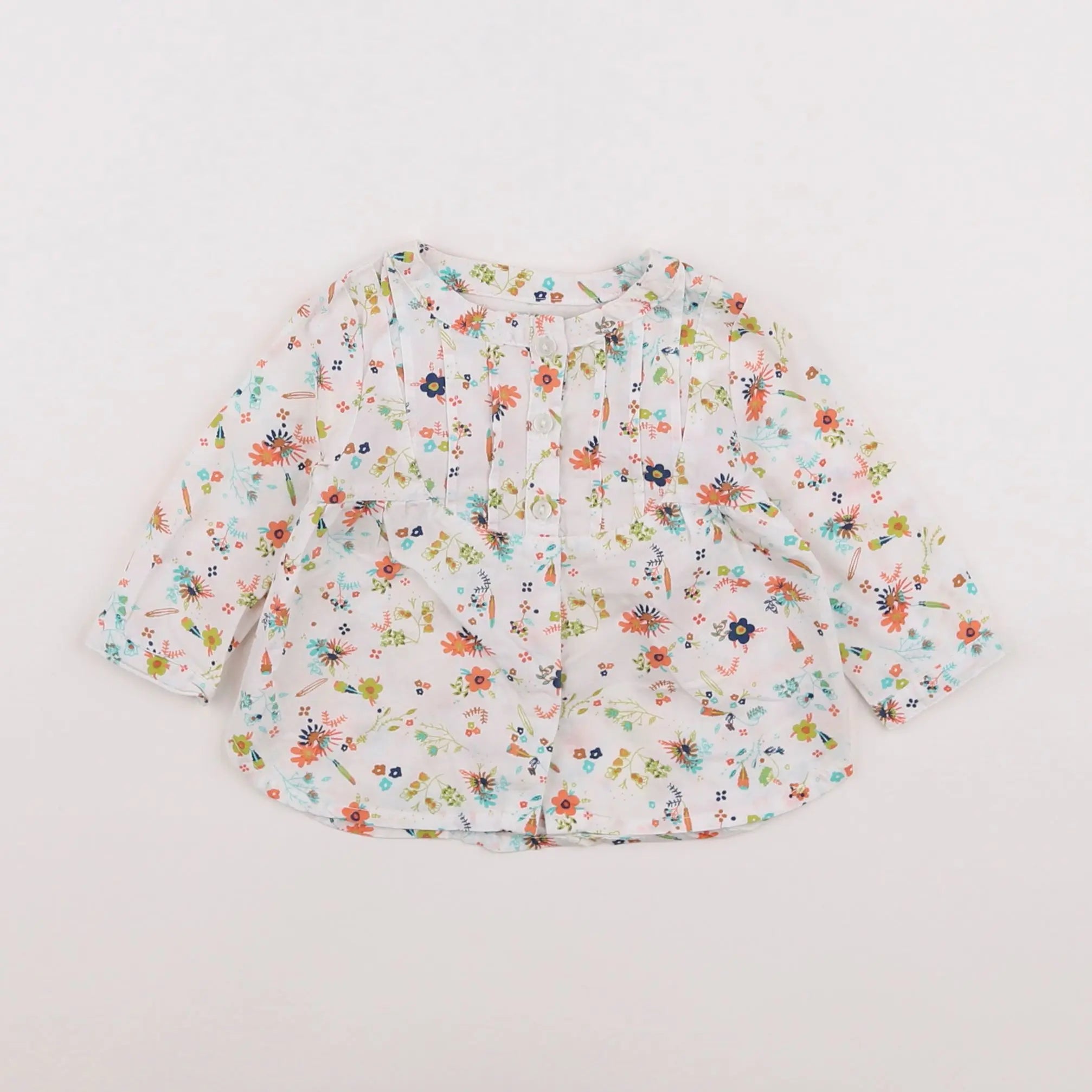 Vertbaudet - blouse blanc - 3 mois