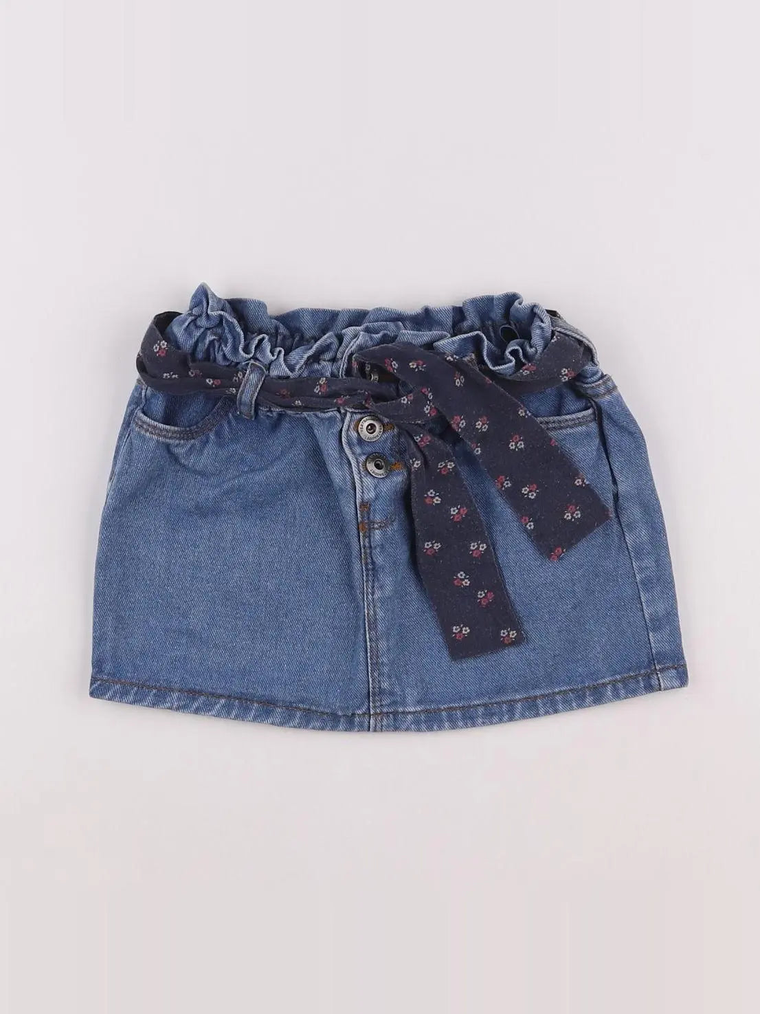 Vertbaudet - jupe bleu - 3 ans