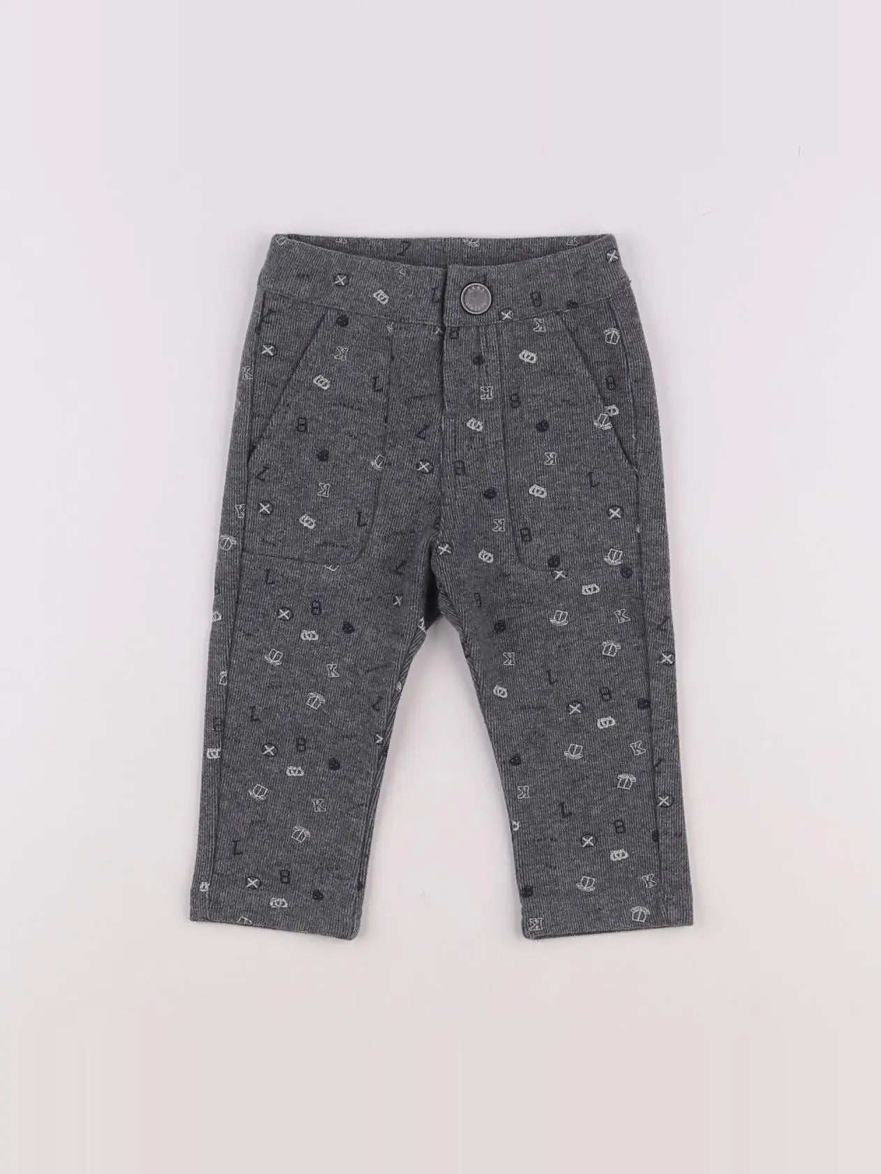 IKKS - pantalon gris - 6 mois