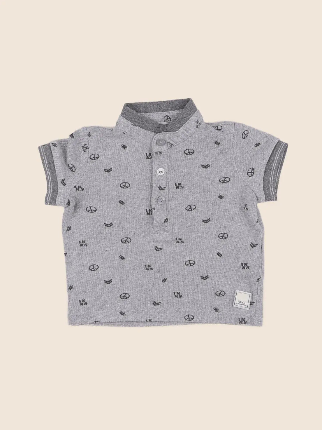 IKKS - polo gris - 6 mois