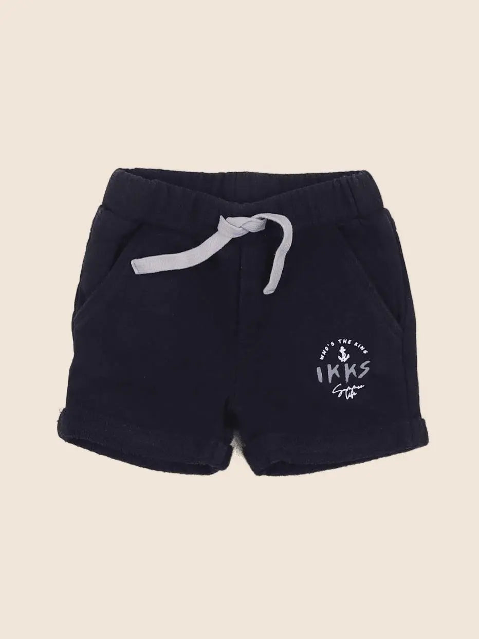IKKS - short bleu - 6 mois