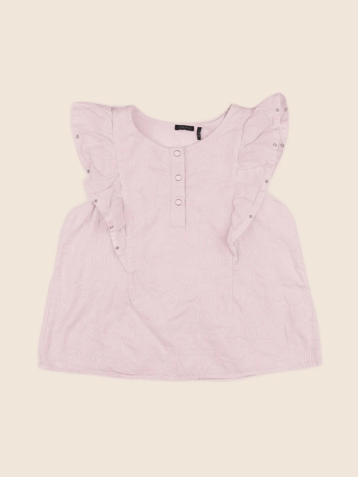 IKKS - blouse rose - 10 ans