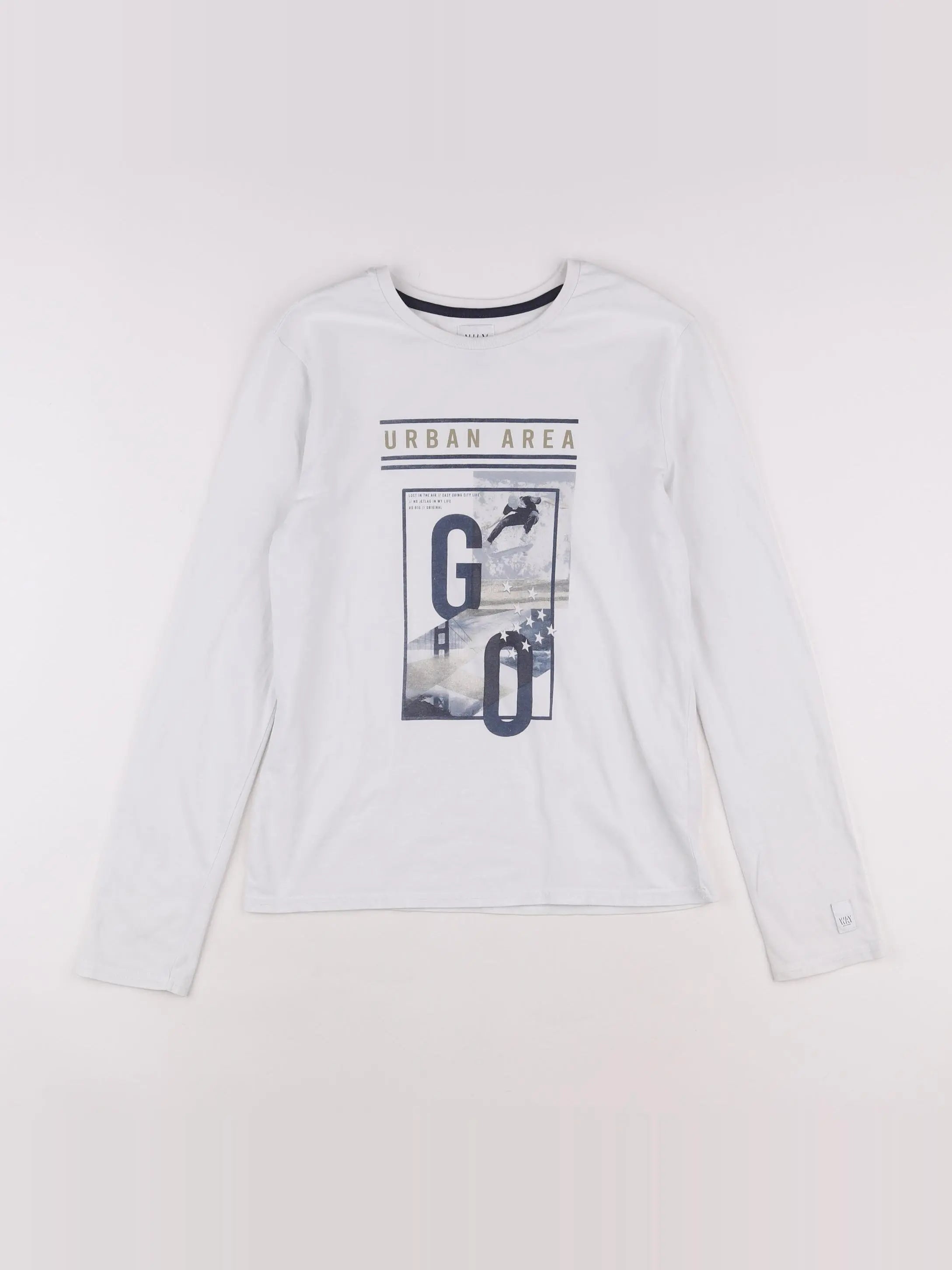 IKKS - tee-shirt blanc - 12 ans
