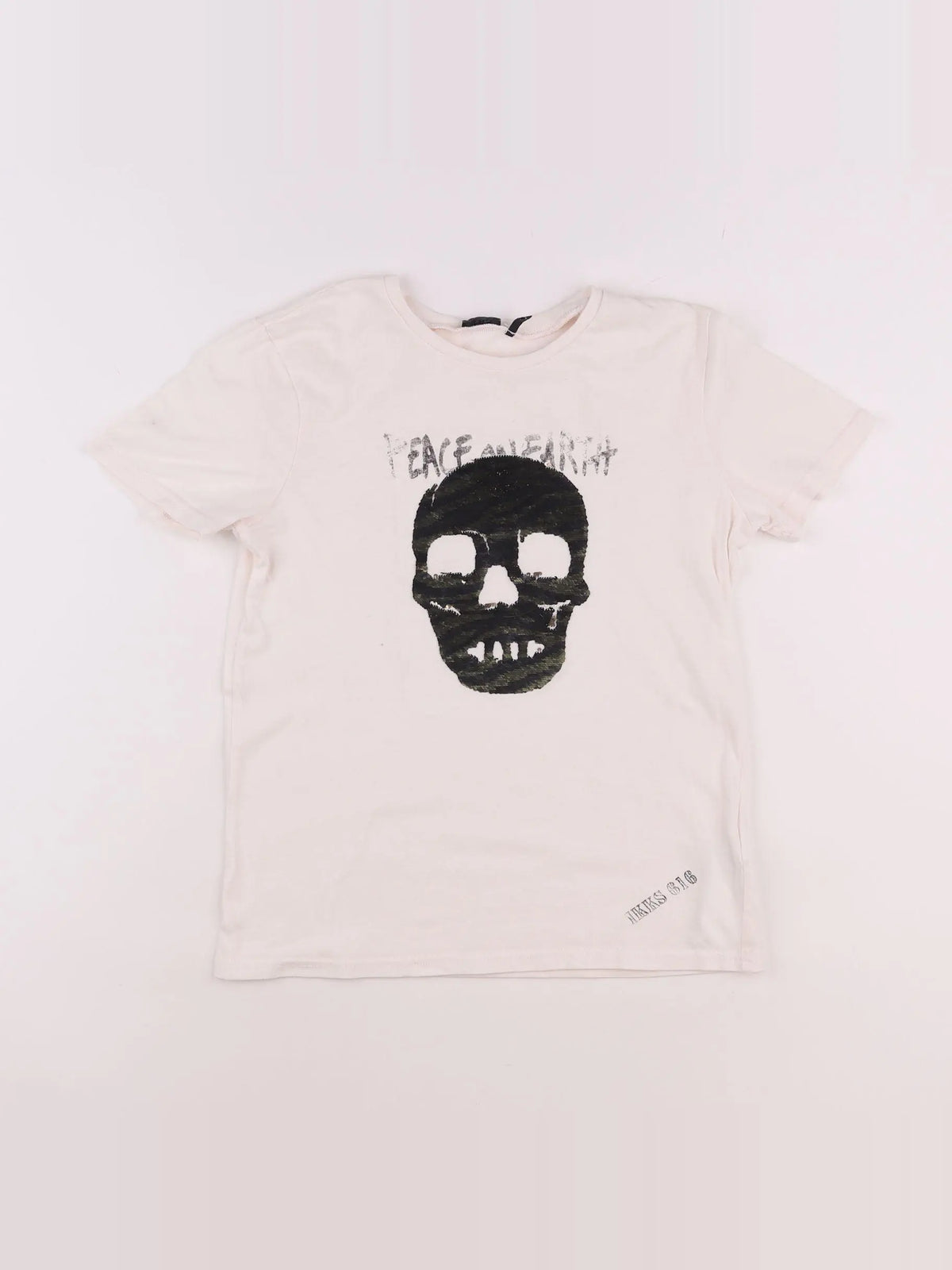 IKKS - tee-shirt blanc - 10 ans