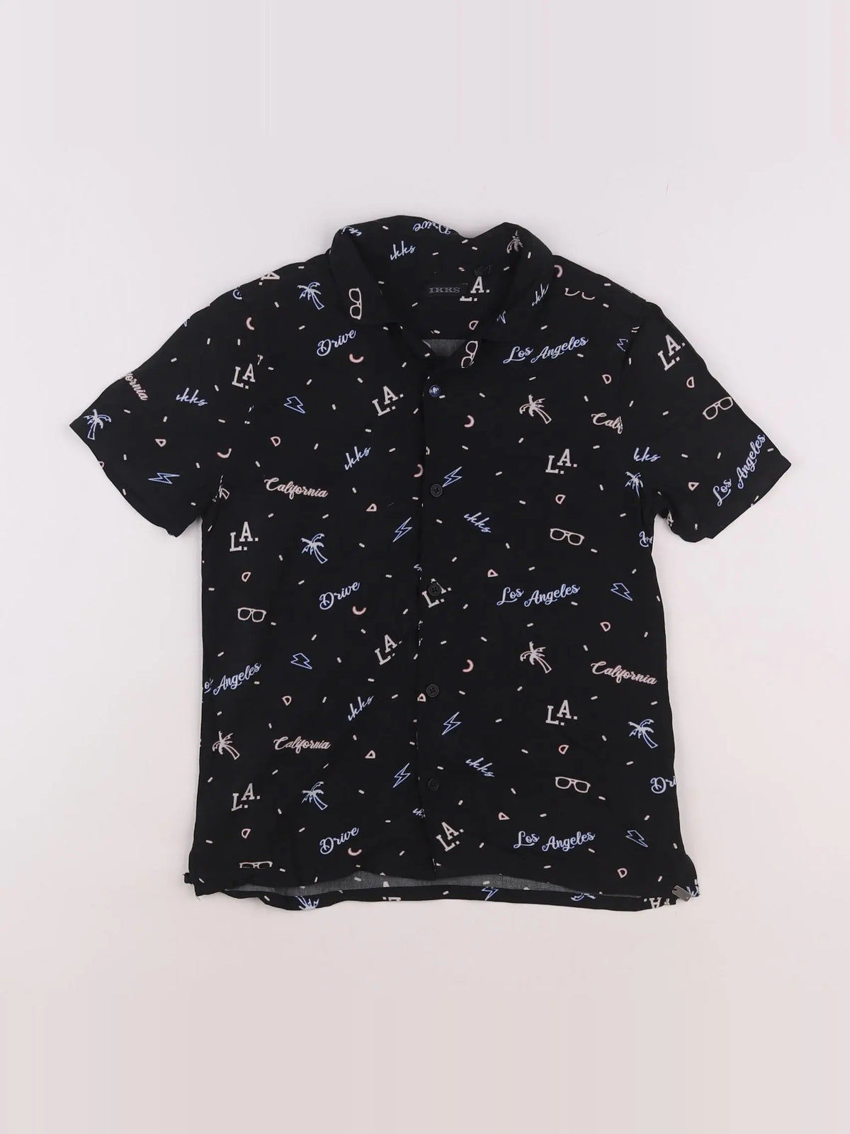 IKKS - chemise noir - 8 ans
