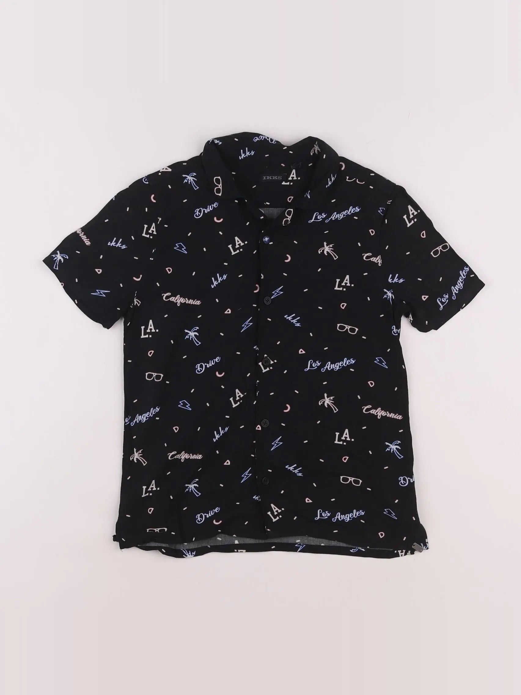 IKKS - chemise noir - 8 ans
