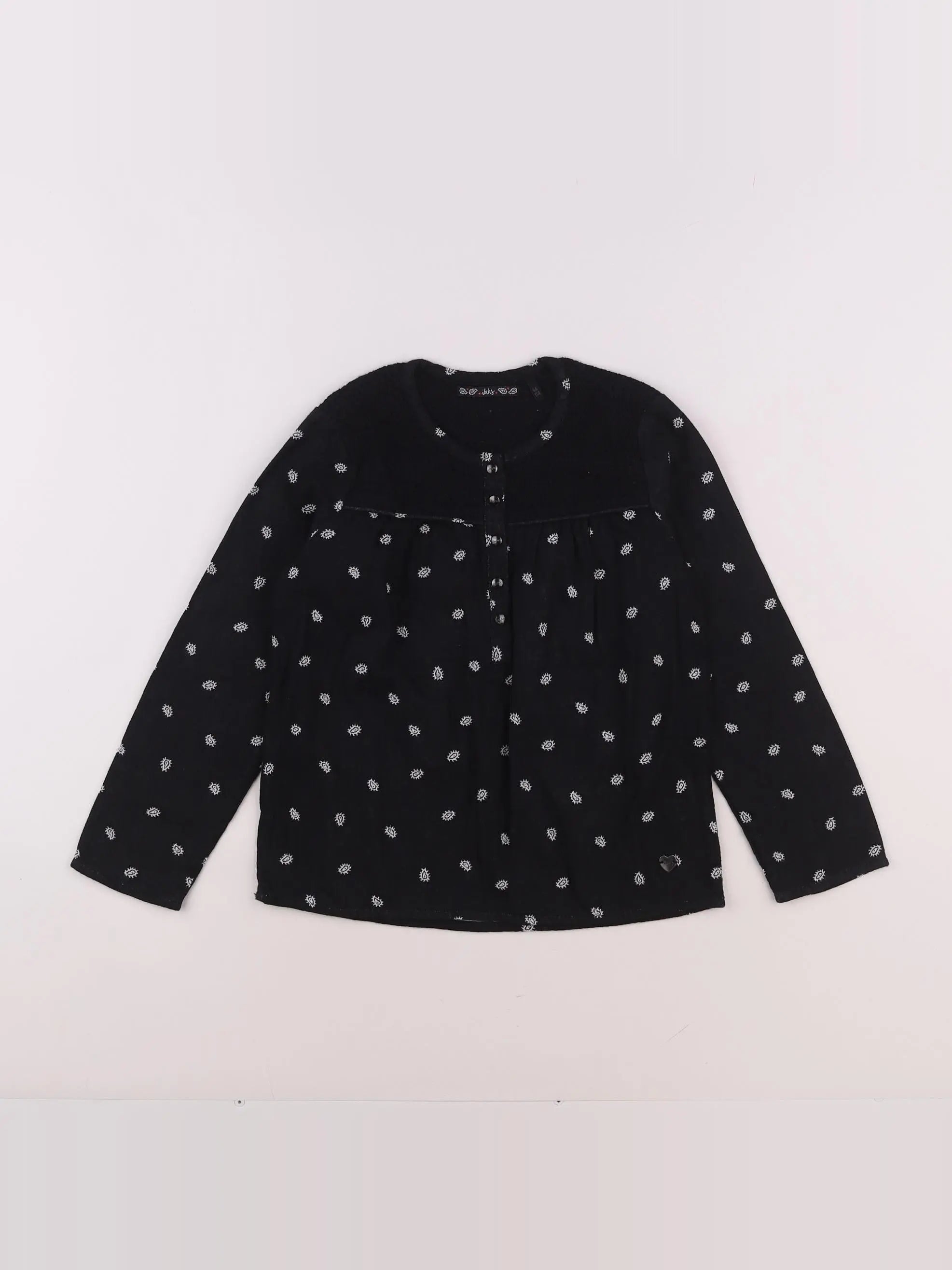 IKKS - blouse noir - 6 ans