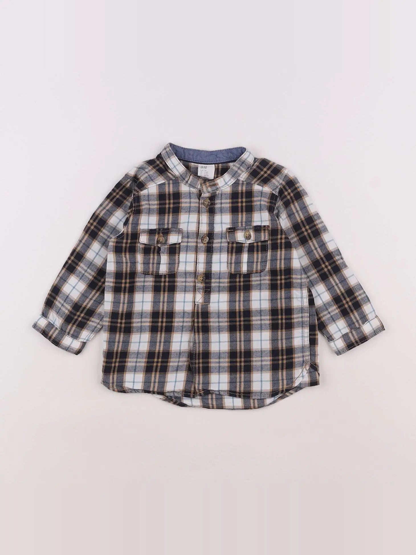 H&M - chemise multicolore - 3/6 mois