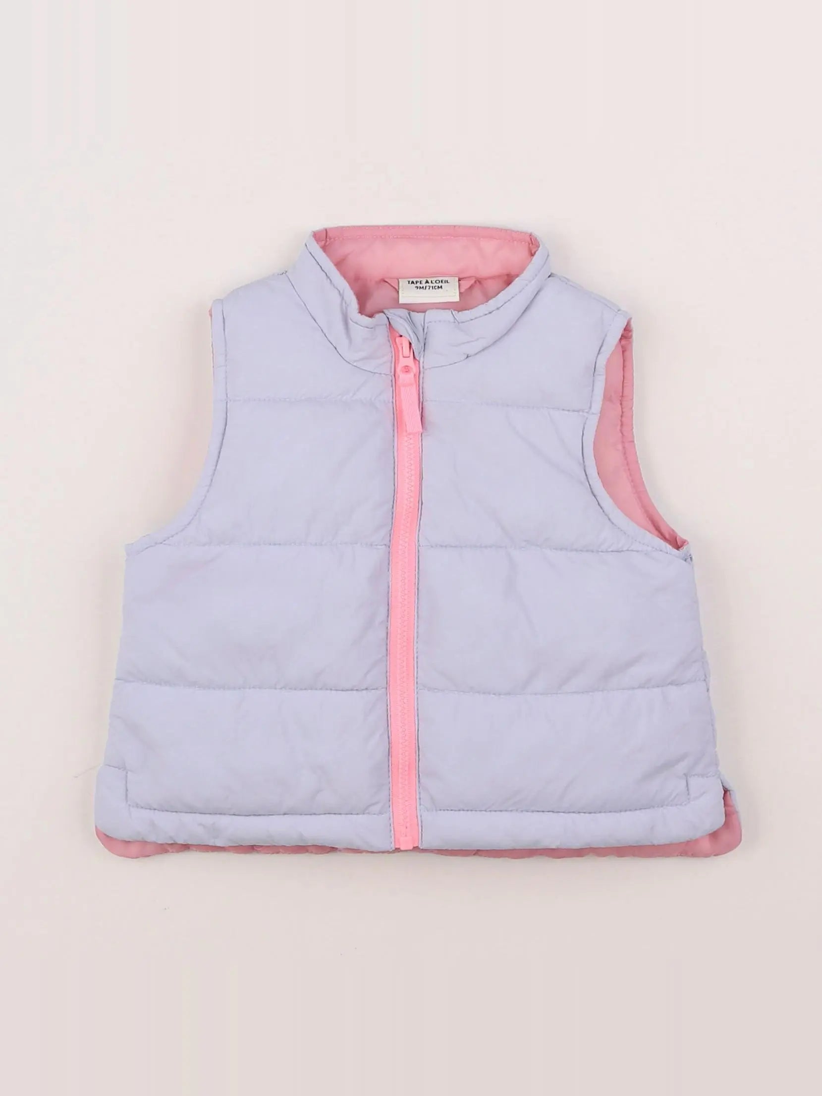 Tape à l'oeil - doudoune bleu - 9 mois