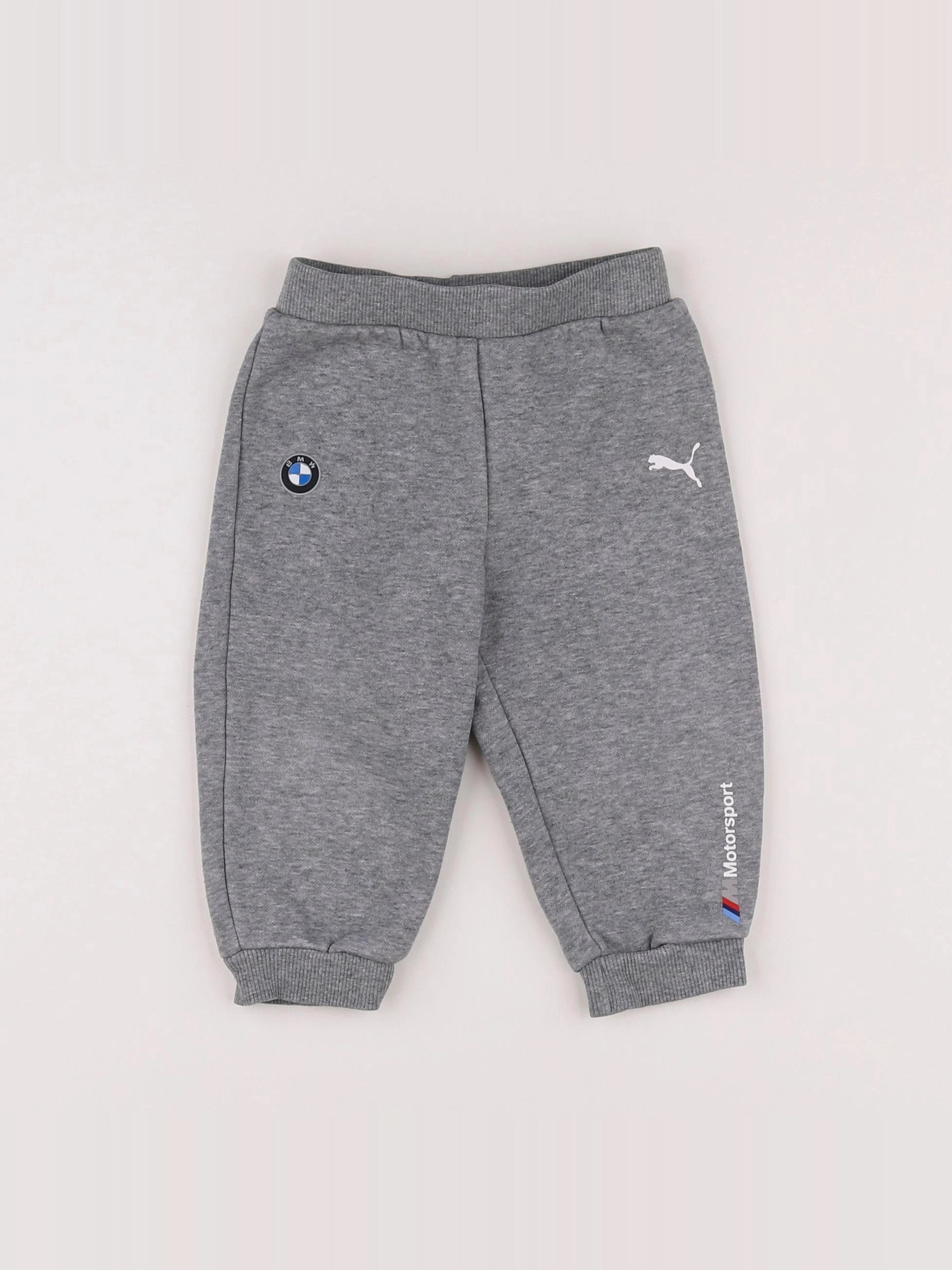 Puma - jogging doublé gris - 9/12 mois