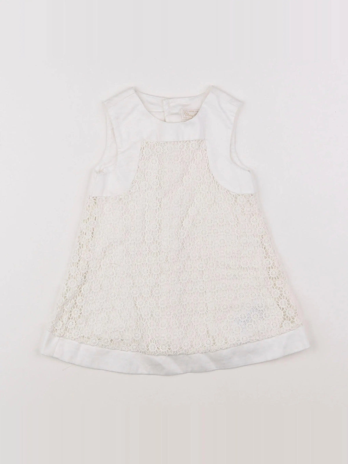 Mayoral - robe blanc - 12 mois