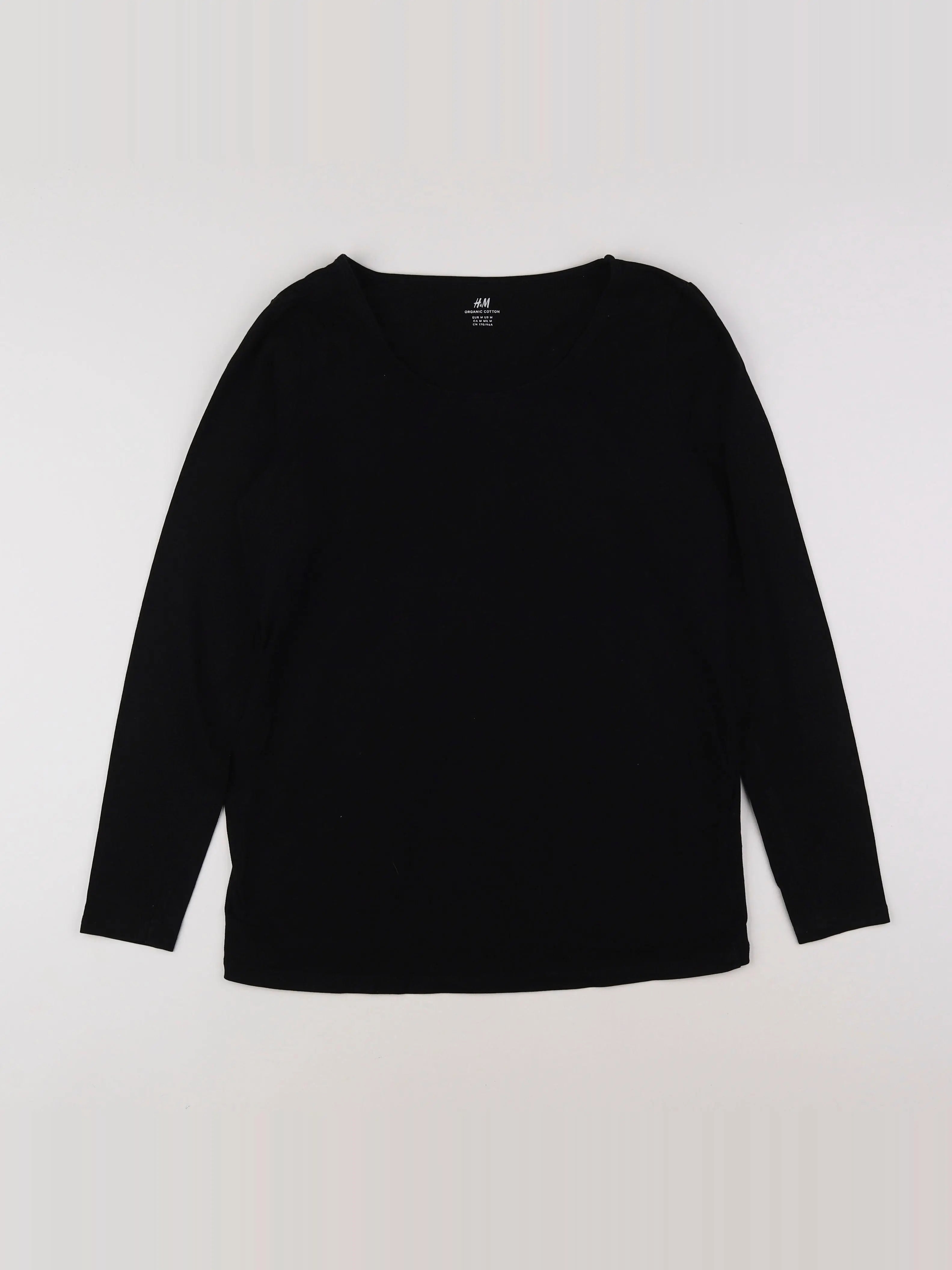 H&M - tee-shirt grossesse noir - 40 à 42