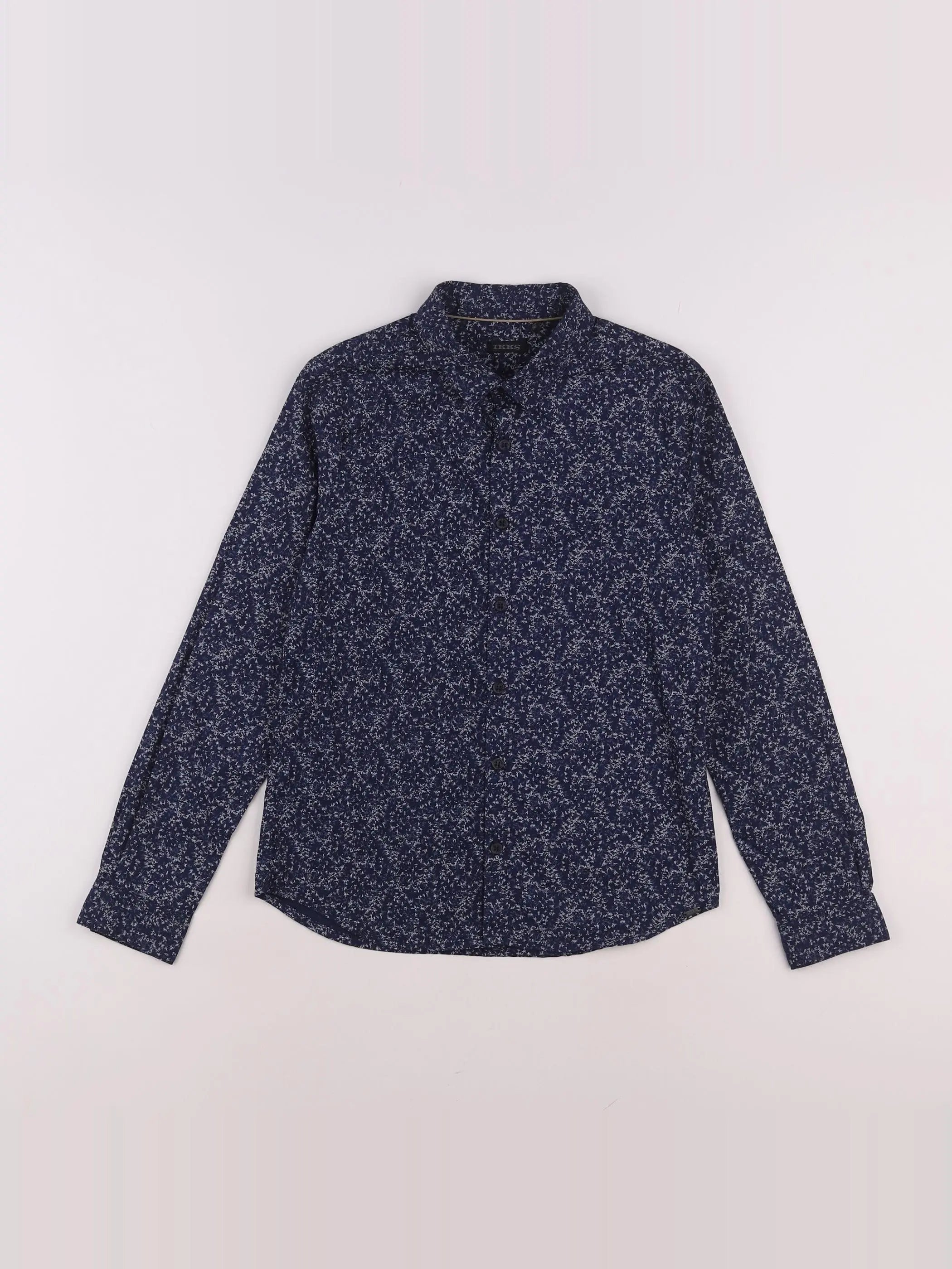 IKKS - chemise bleu - 10 ans