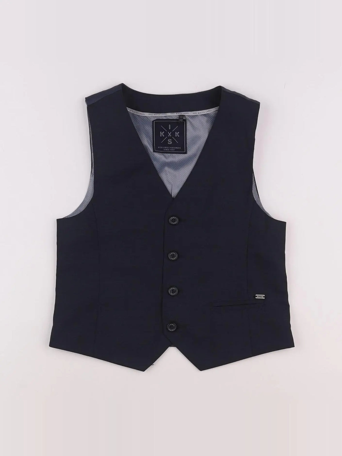 IKKS - gilet bleu - 10 ans
