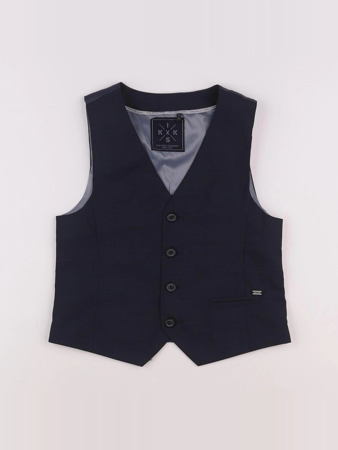 IKKS - gilet bleu - 10 ans
