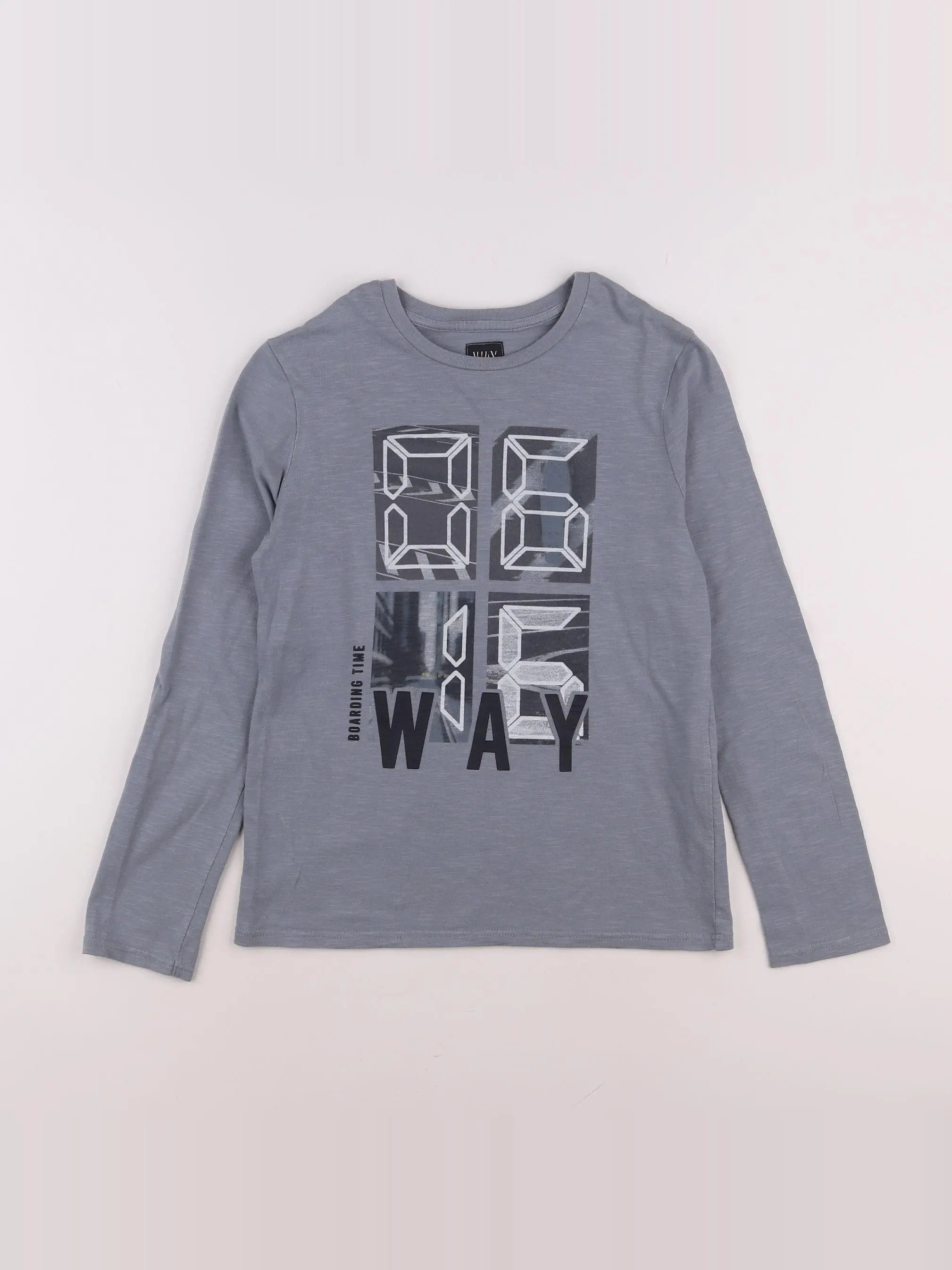 IKKS - tee-shirt bleu - 10 ans