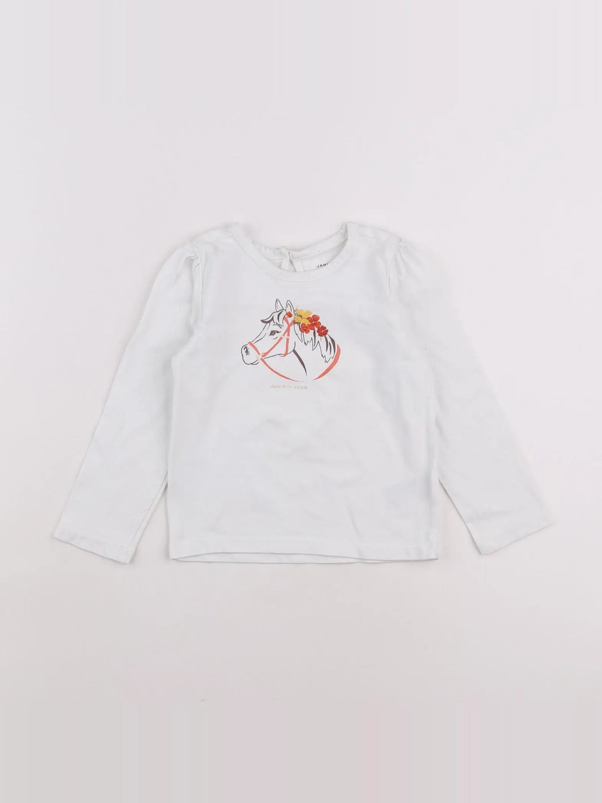 Janie and Jack - tee-shirt blanc - 18 mois à 2 ans