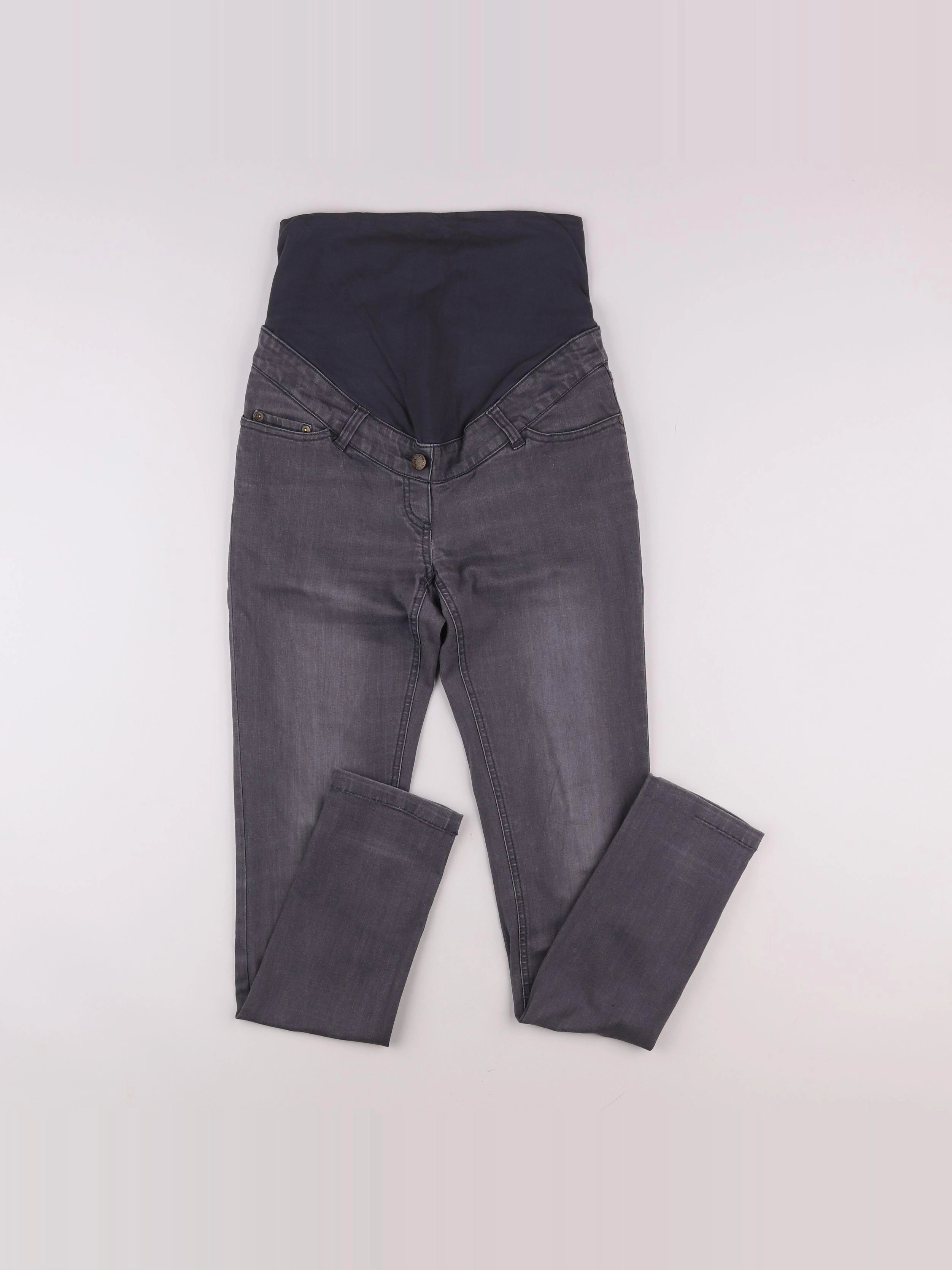 Vertbaudet - jean grossesse gris - 36