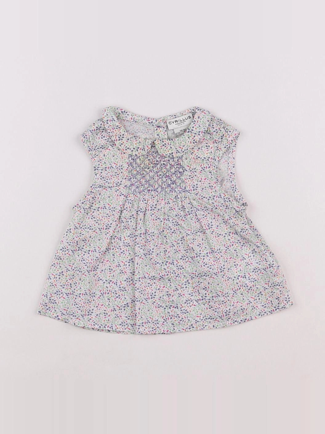 Cyrillus - blouse multicolore - 1 mois