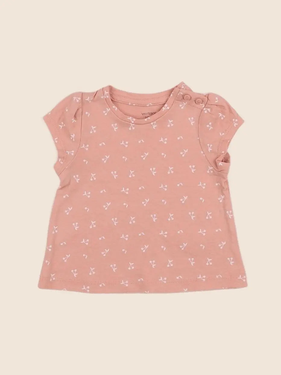 Vertbaudet - tee-shirt orange - 3 mois