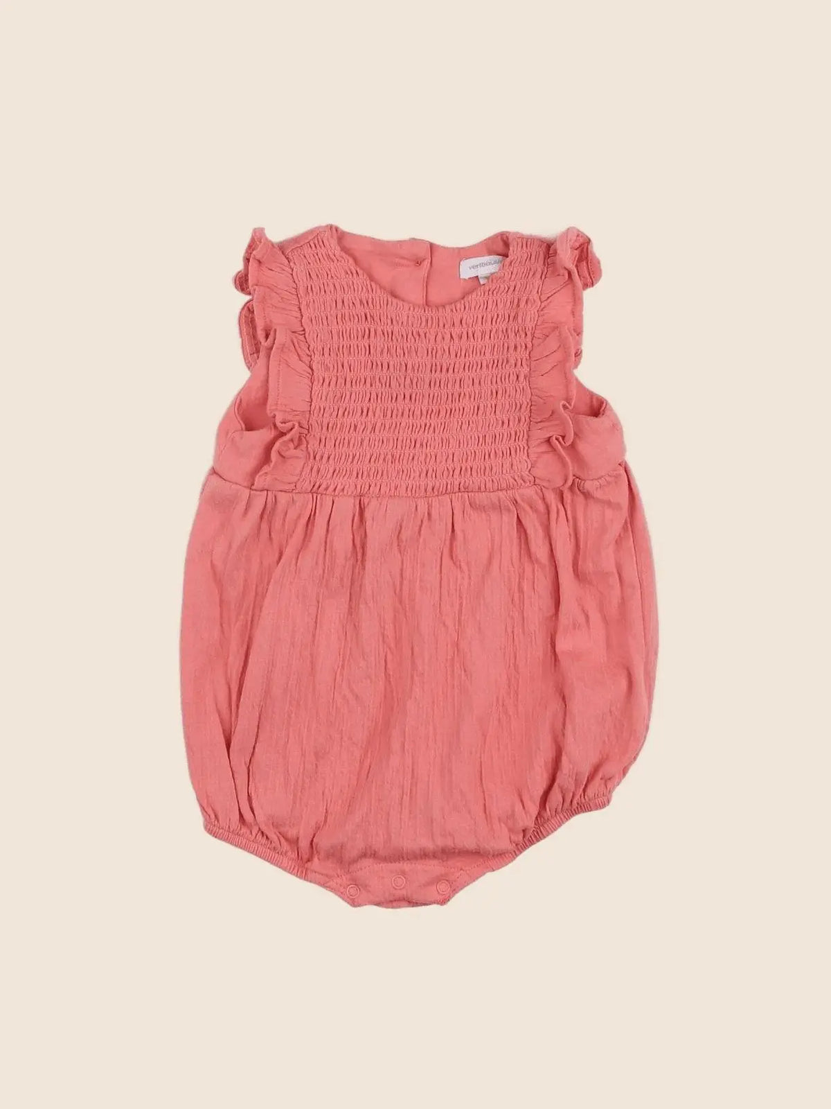 Vertbaudet - combinaison rose - 6 mois