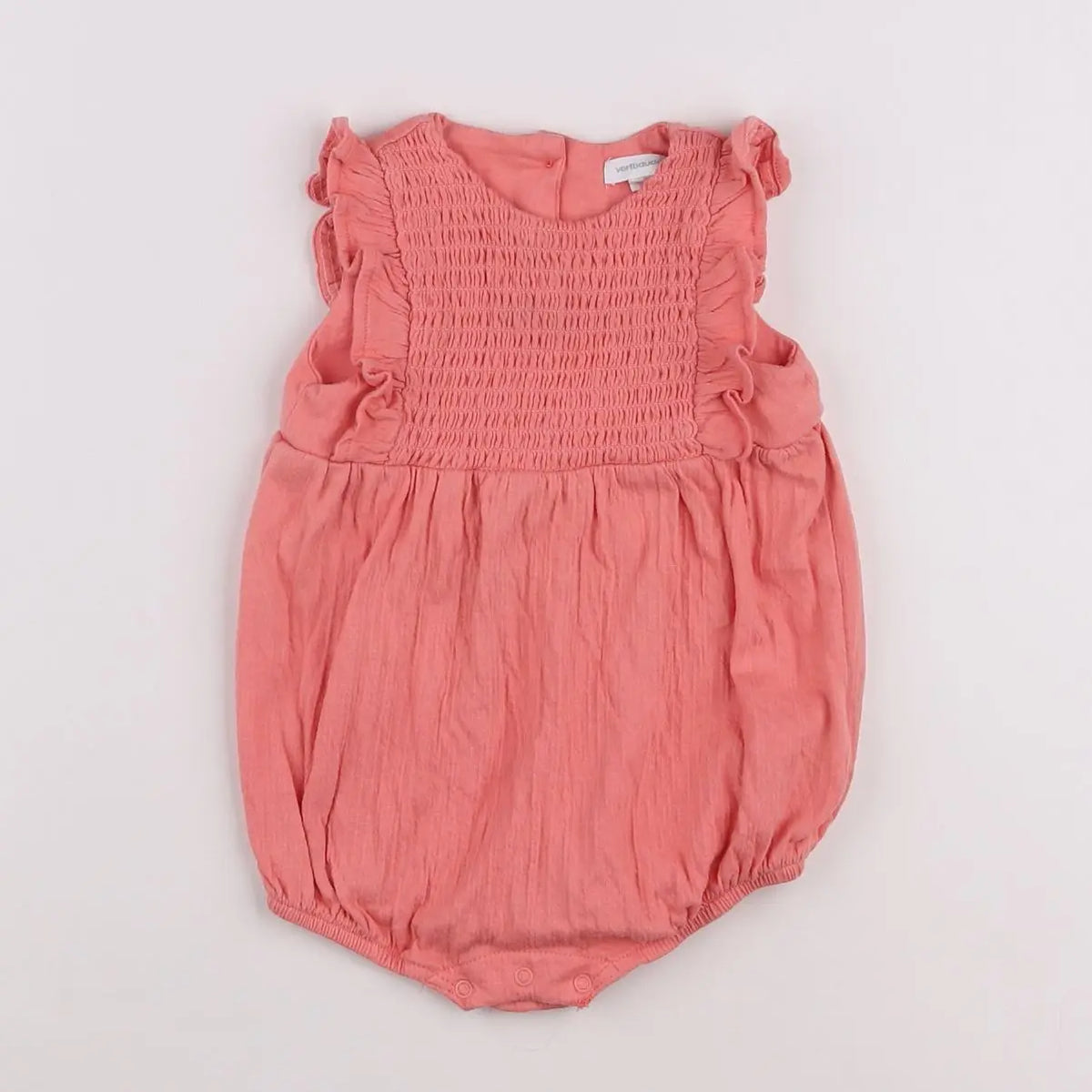 Vertbaudet - combinaison rose - 6 mois