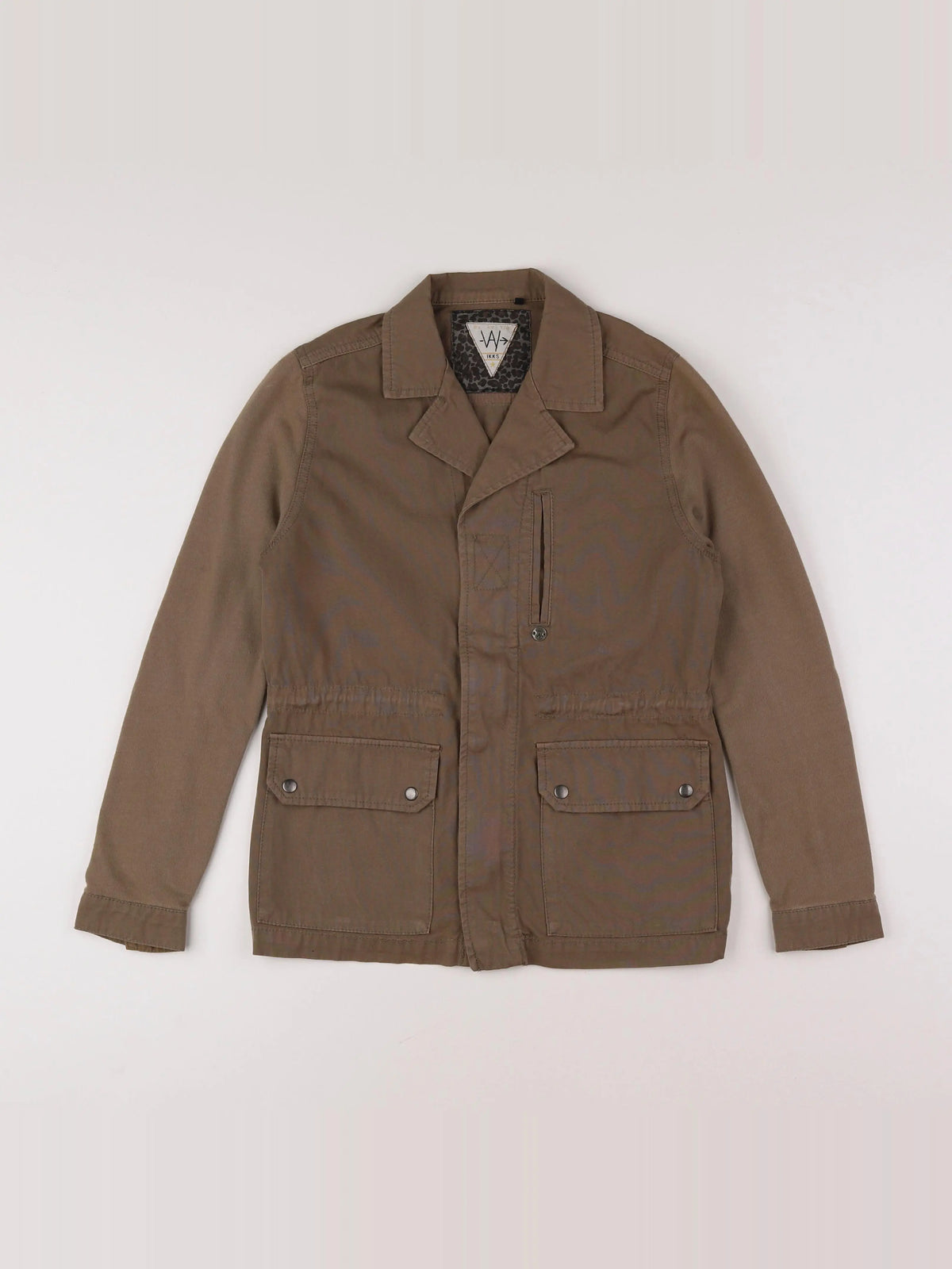 IKKS - veste imprimé au dos marron - 10 ans