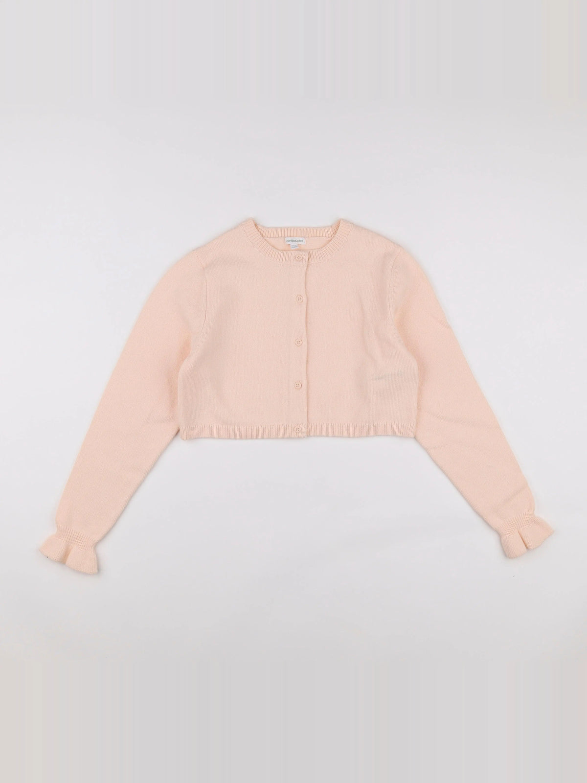 Vertbaudet - gilet orange - 10 ans